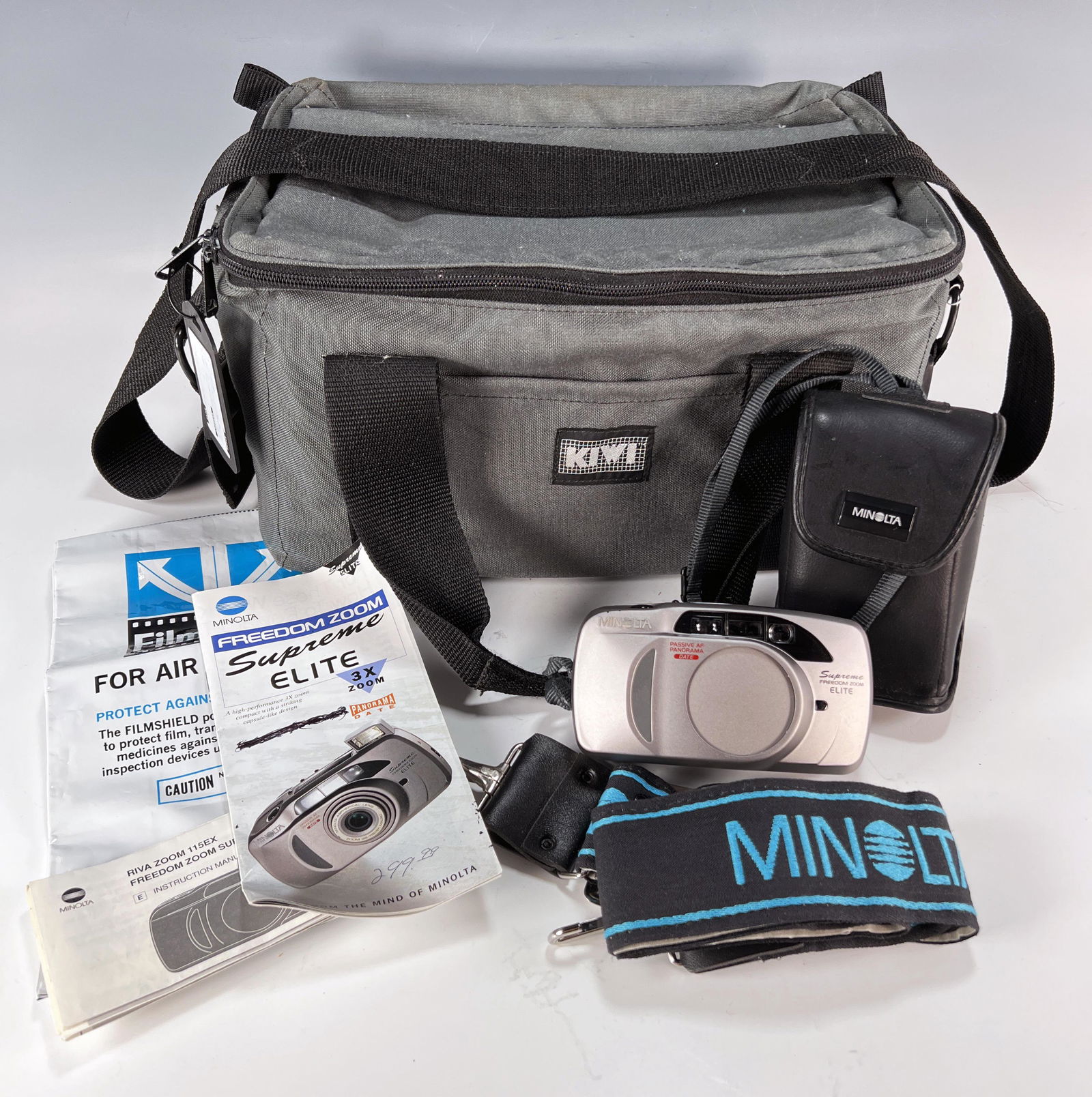 MINOLTA SUPREME FREEDOM ZOOM ELITE IN KIWI CASE (1 of 5)