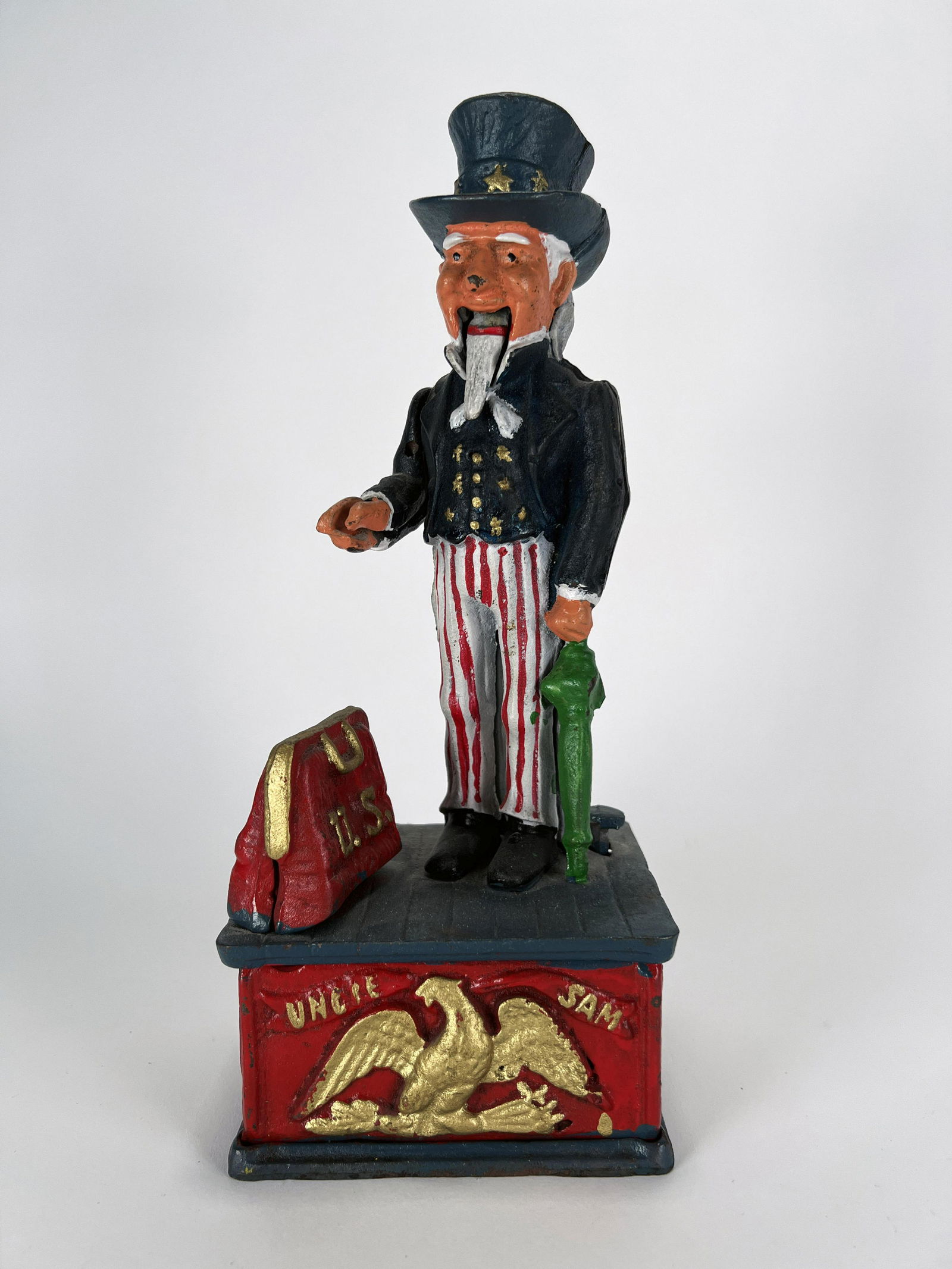 VINTAGE REPRODUCTION UNCLE SAM BANK (1 of 6)