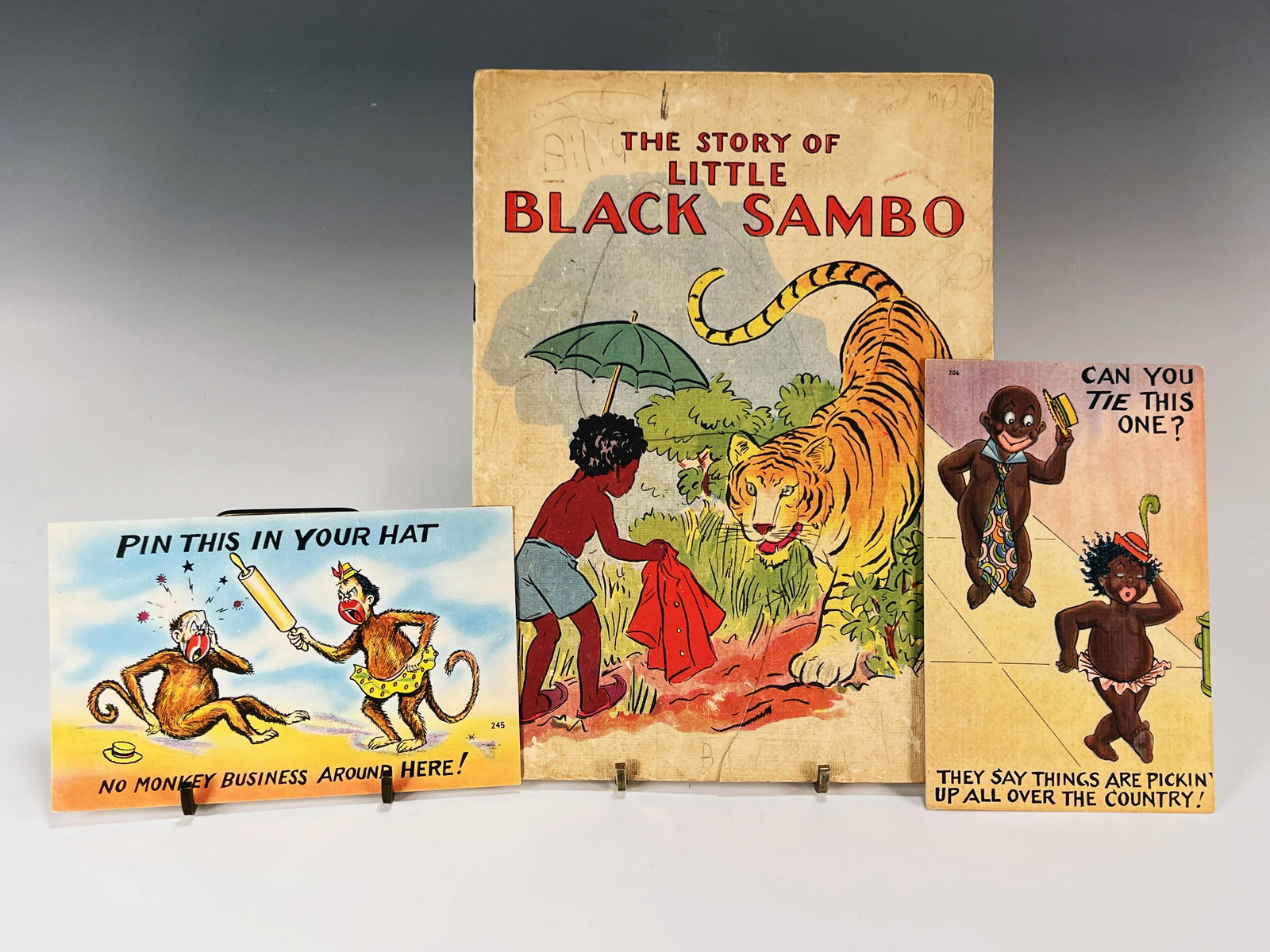 THE STORY OF LITTLE BLACK SAMBO & TWO POSTCARDS: THE STORY OF LITTLE BLACK SAMBO & TWO POSTCARDS