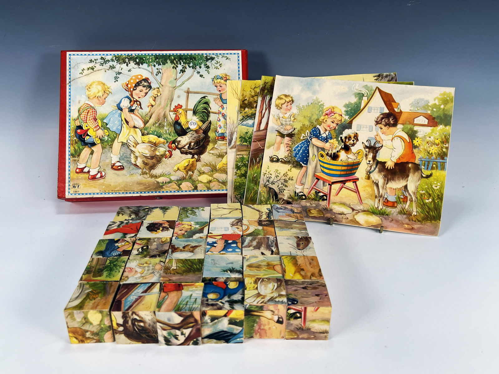 CHILDRENS BLOCK PUZZLE IN BOX (1 of 4)