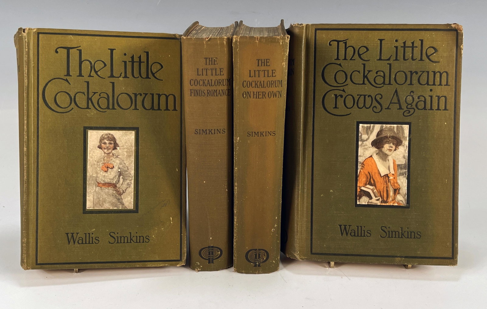 THREE BOOKS THE LITTLE COCKALORUM SERIES BY SIMKINS 1922-1924: THREE BOOKS THE LITTLE COCKALORUM SERIES BY SIMKIN