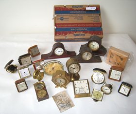 Assorted Desk Clocks: Over 20 count. Shipping: We are able to pack and ship this item to an address in the United States for $55.00 via USPS Priority Mail or via FedEx Ground/Home Delivery. Tracking information will be sen