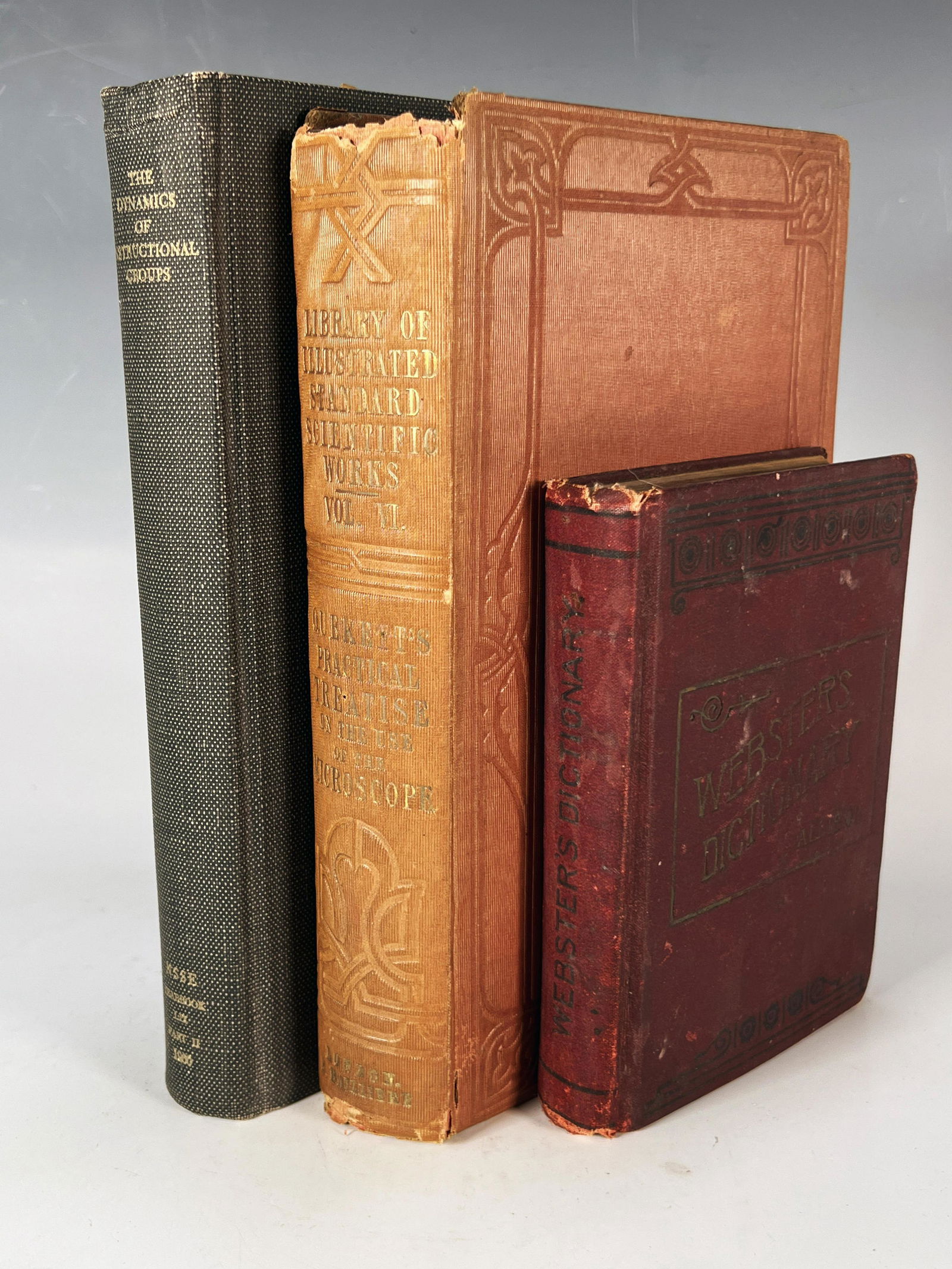 3 REFERENCE BOOKS WEBSTERS SCIENTIFIC WORKS (1 of 5)