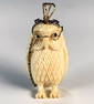 14K & BONE OWL PENDANT