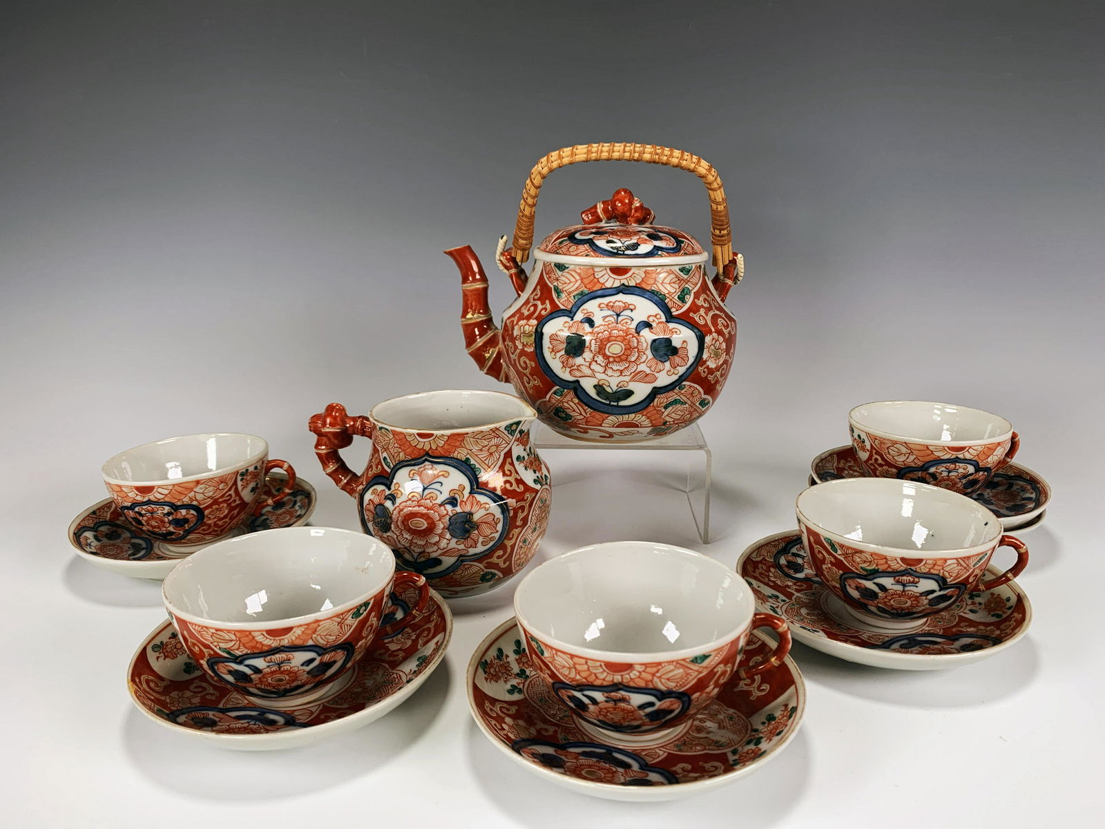 VINTAGE JAPANESE HAND PAINTED TEA SET (1 of 3)