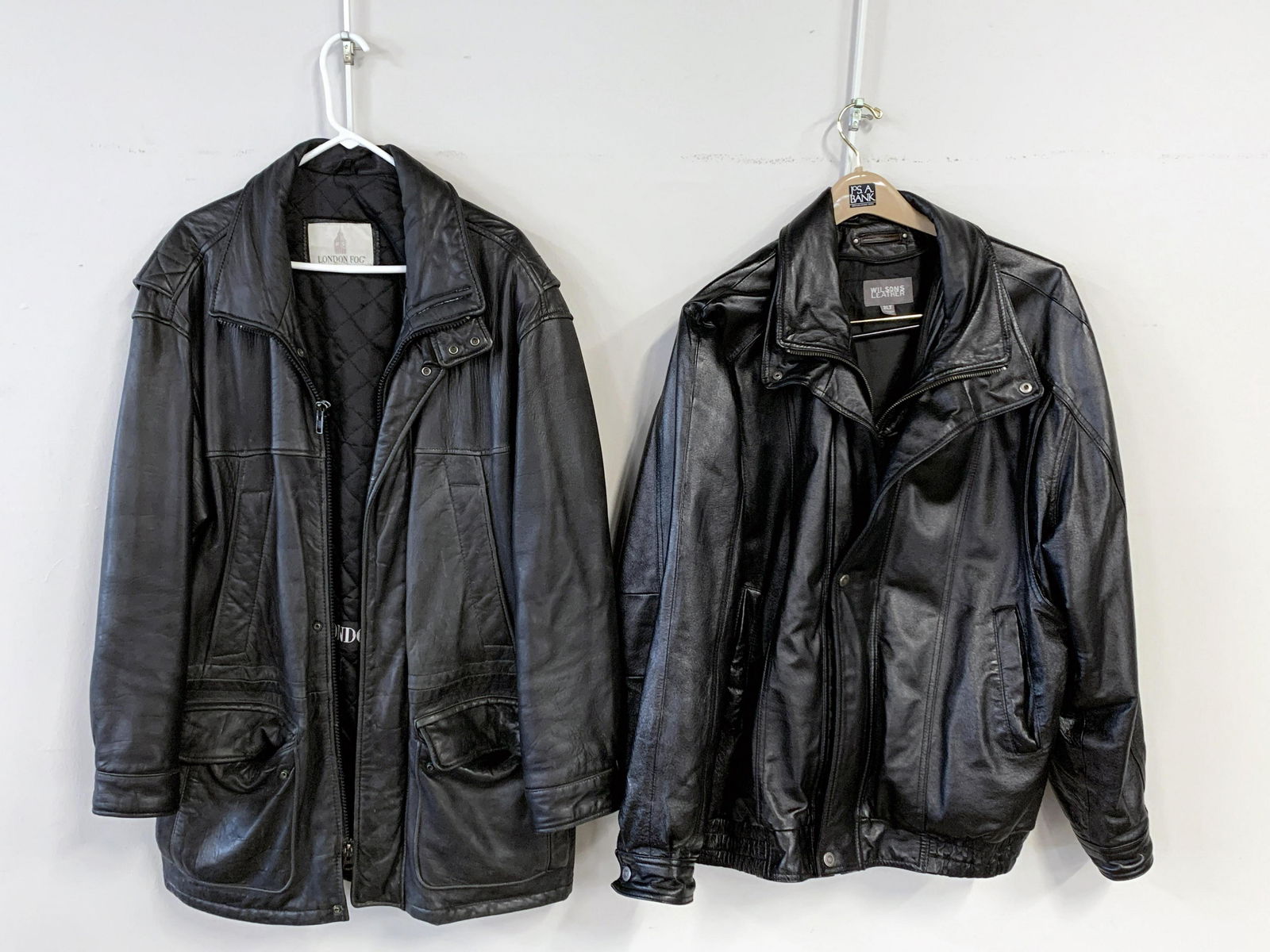 London fog leather clearance coats