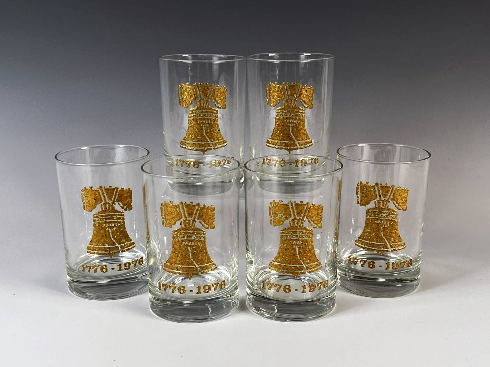 Bicentennial Liberty Bell Drinking Glasses Auction