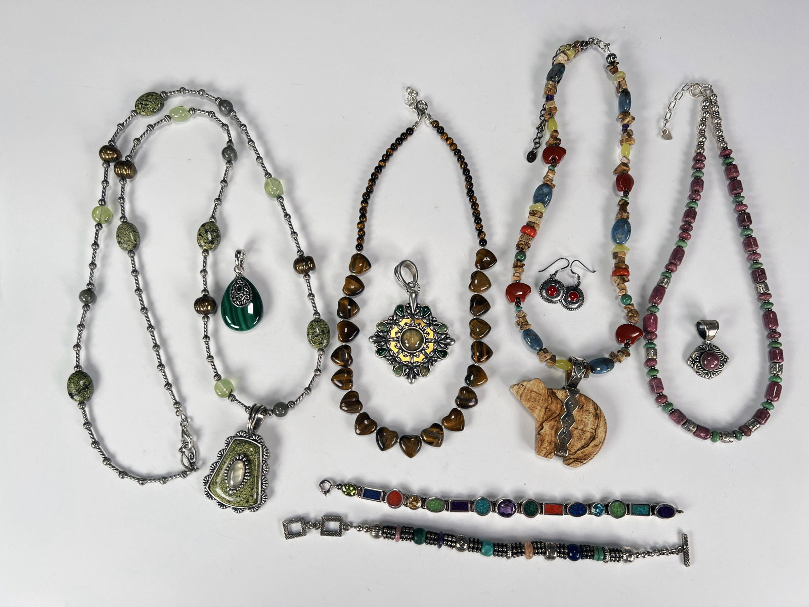 CONTEMPORARY STERLING SILVER & SEMIPRECIOUS STONE JEWELRY (1 of 6)
