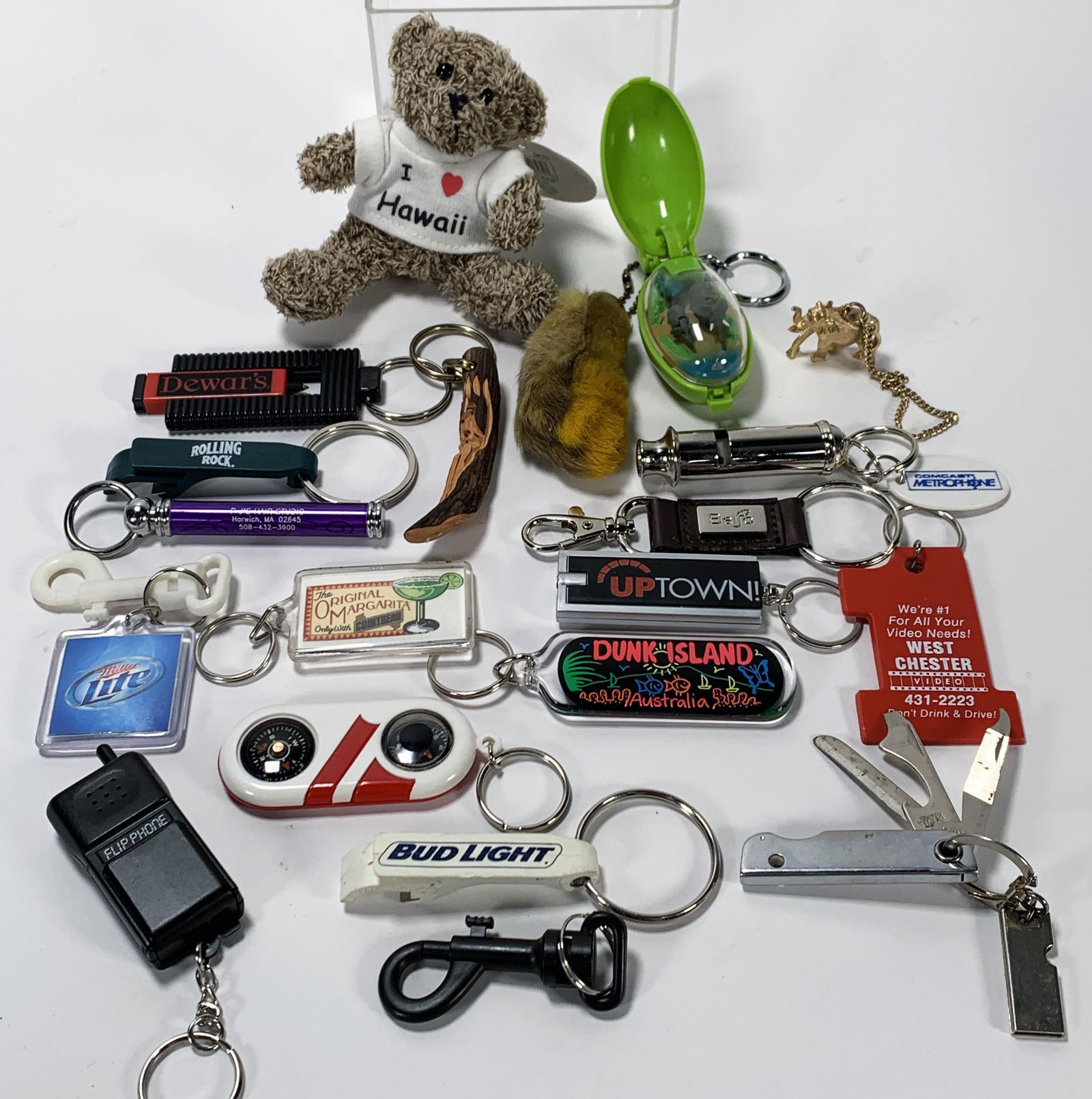 LOT OF COLLECTIBLE KEYCHAINS (1 of 1)