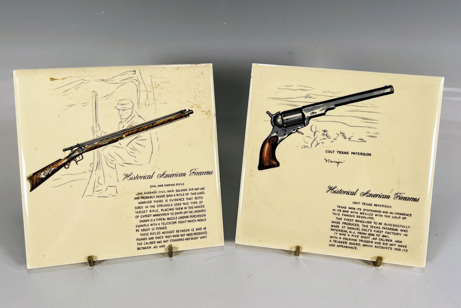 HISTORICAL AMERICAN FIREARMS TRIVETS: HISTORICAL AMERICAN FIREARMS TRIVETS