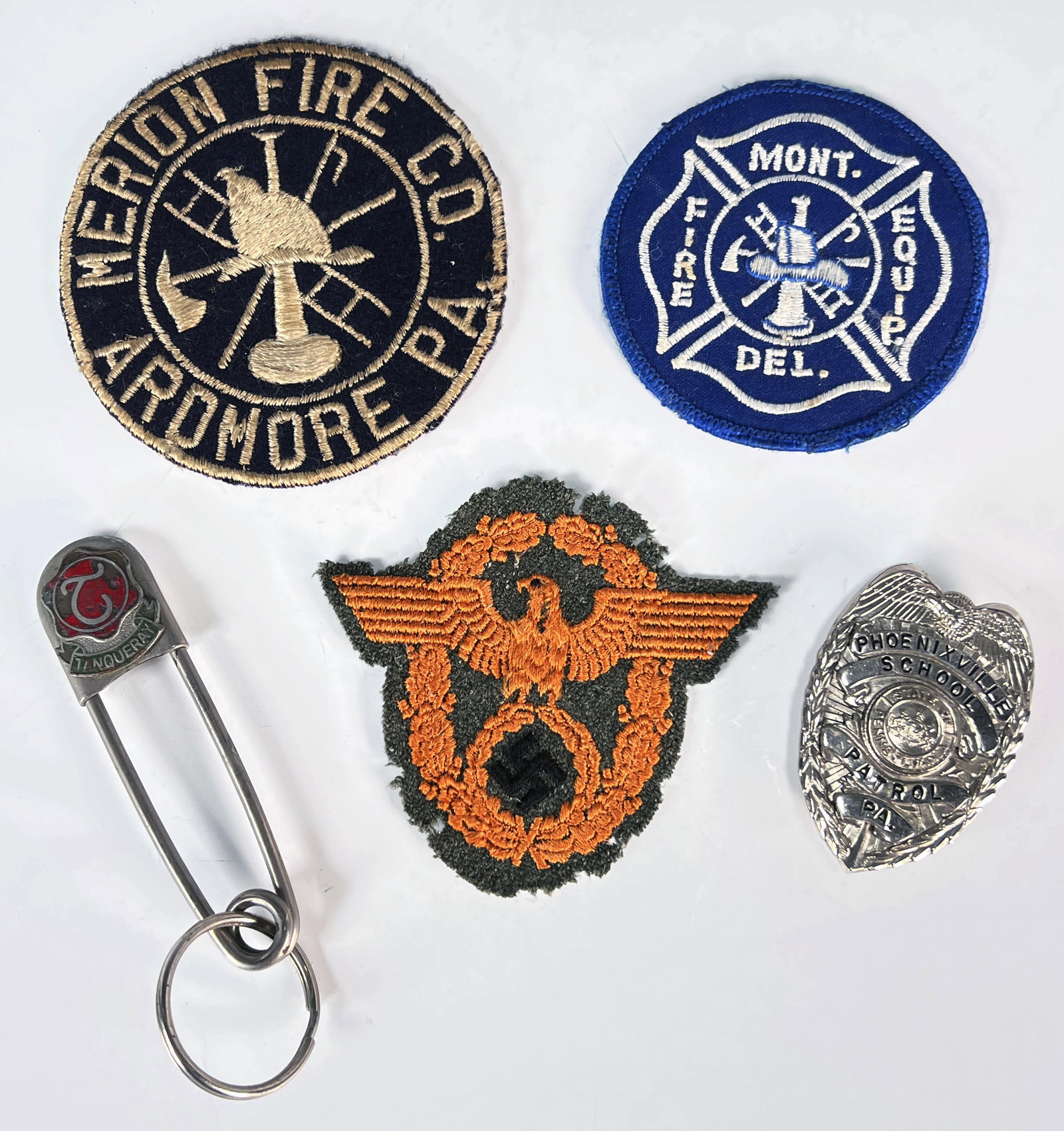 LOCAL & GERMAN FIRE BADGES FEUERWEHR (1 of 3)