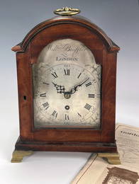 18TH CENTURY ENGLISH BRACKET CLOCK