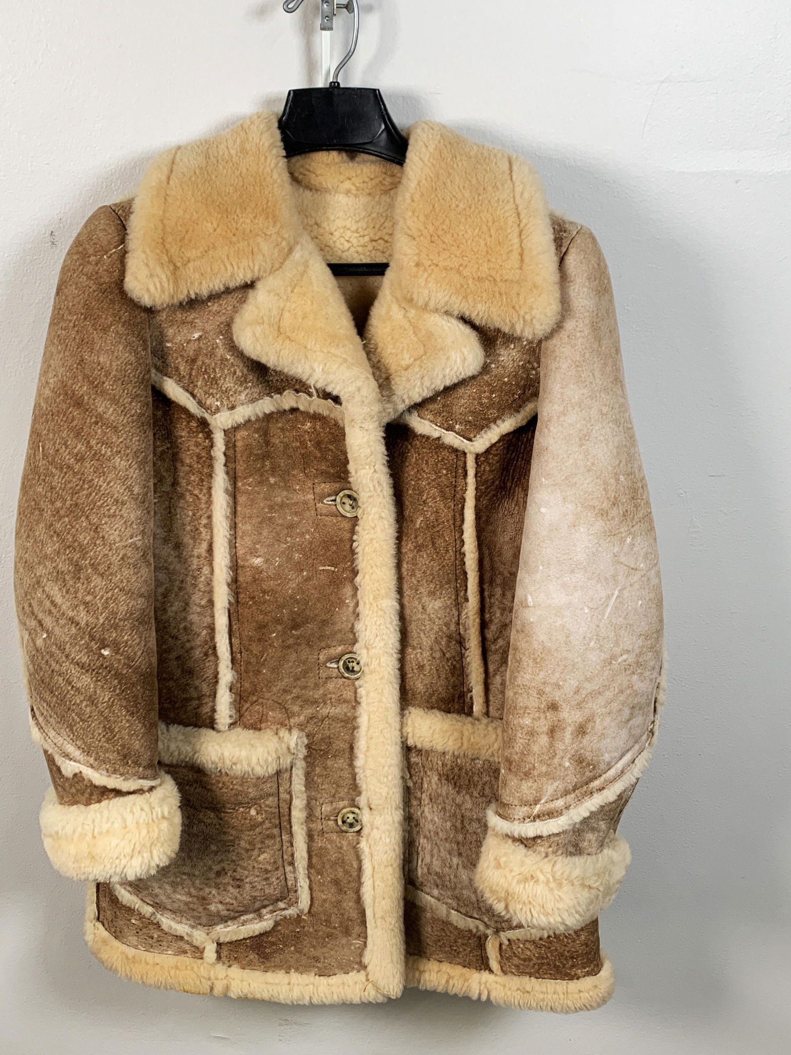 Deerskin Trading Post Rancher Shearling Jacket Coat Auction