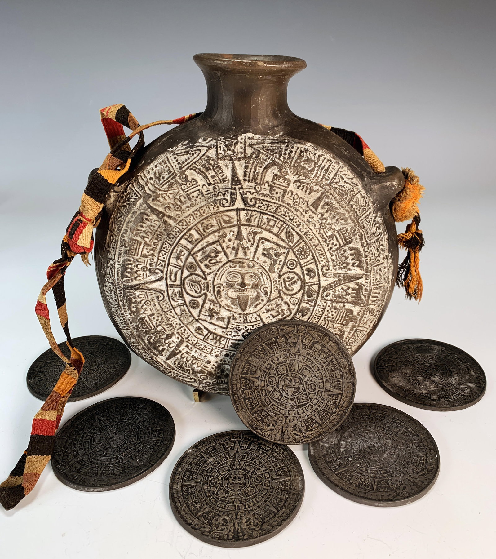 MEXICAN AZTEC CALENDAR SOUVENIRS (1 of 2)