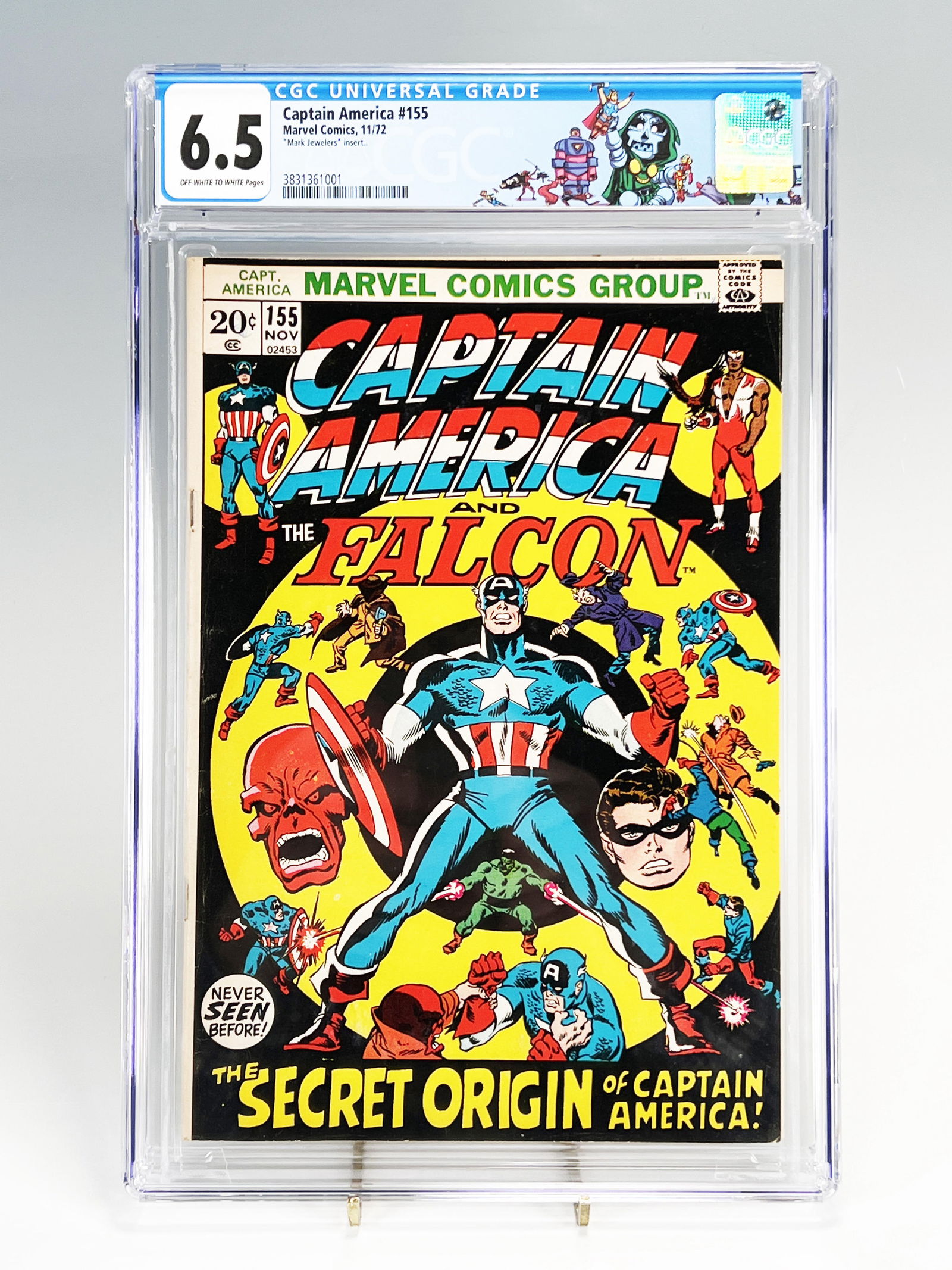 CAPTAIN AMERICA 155 CGC 6.5 (1 of 4)