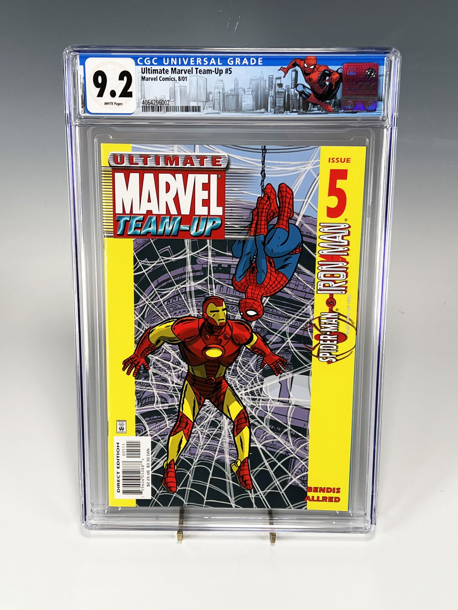 ULTIMATE MARVEL TEAM UP 5 CGC 9.2 1ST SAMUEL L JACKSON AS NICK FURY (1 of 4)