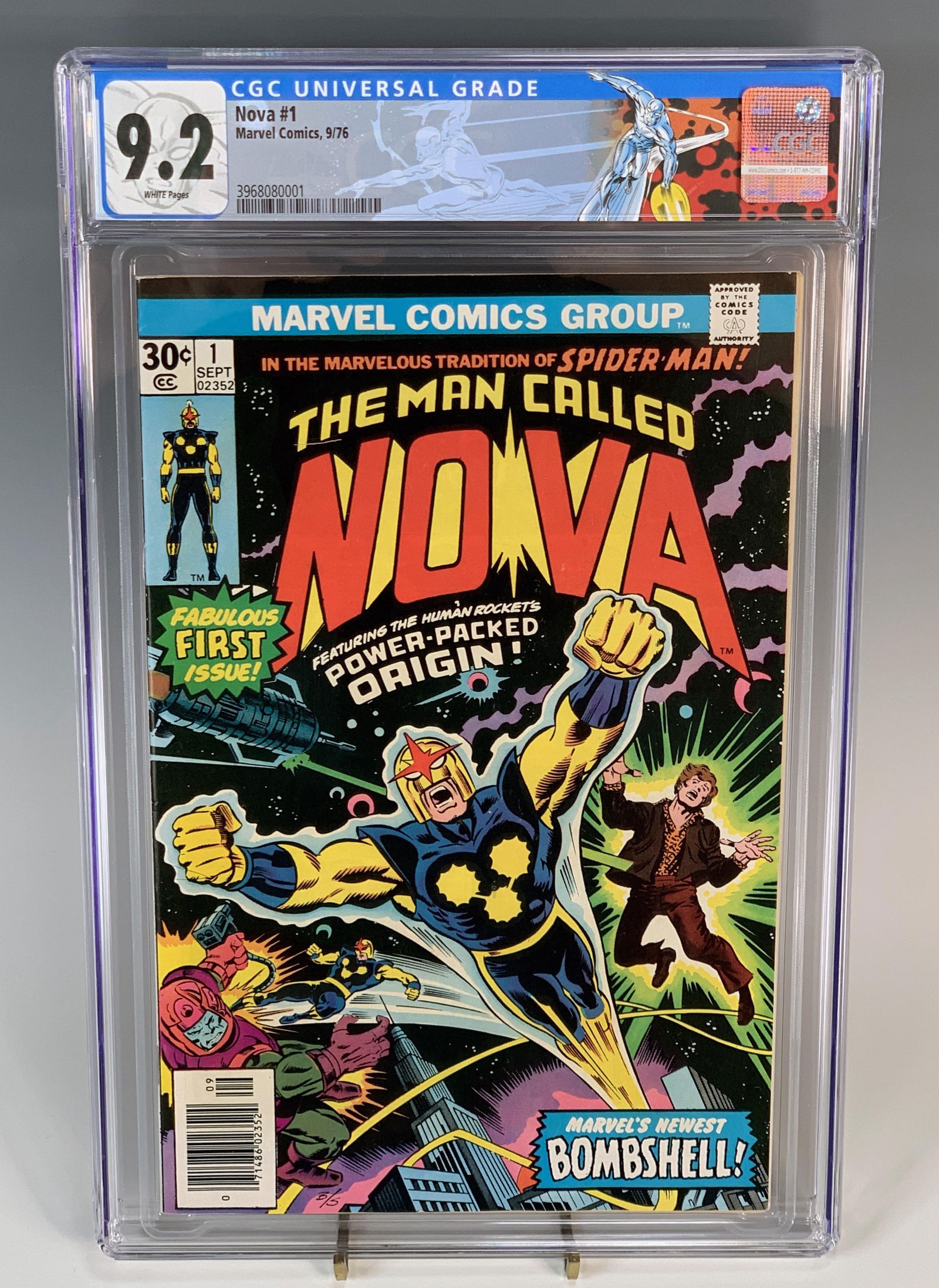 NOVA #1 CGC 9.2 MARVEL 1976 (1 of 4)