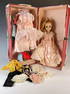 MADAME ALEXANDER DOLL WITH CLOTHES IN TRUNK