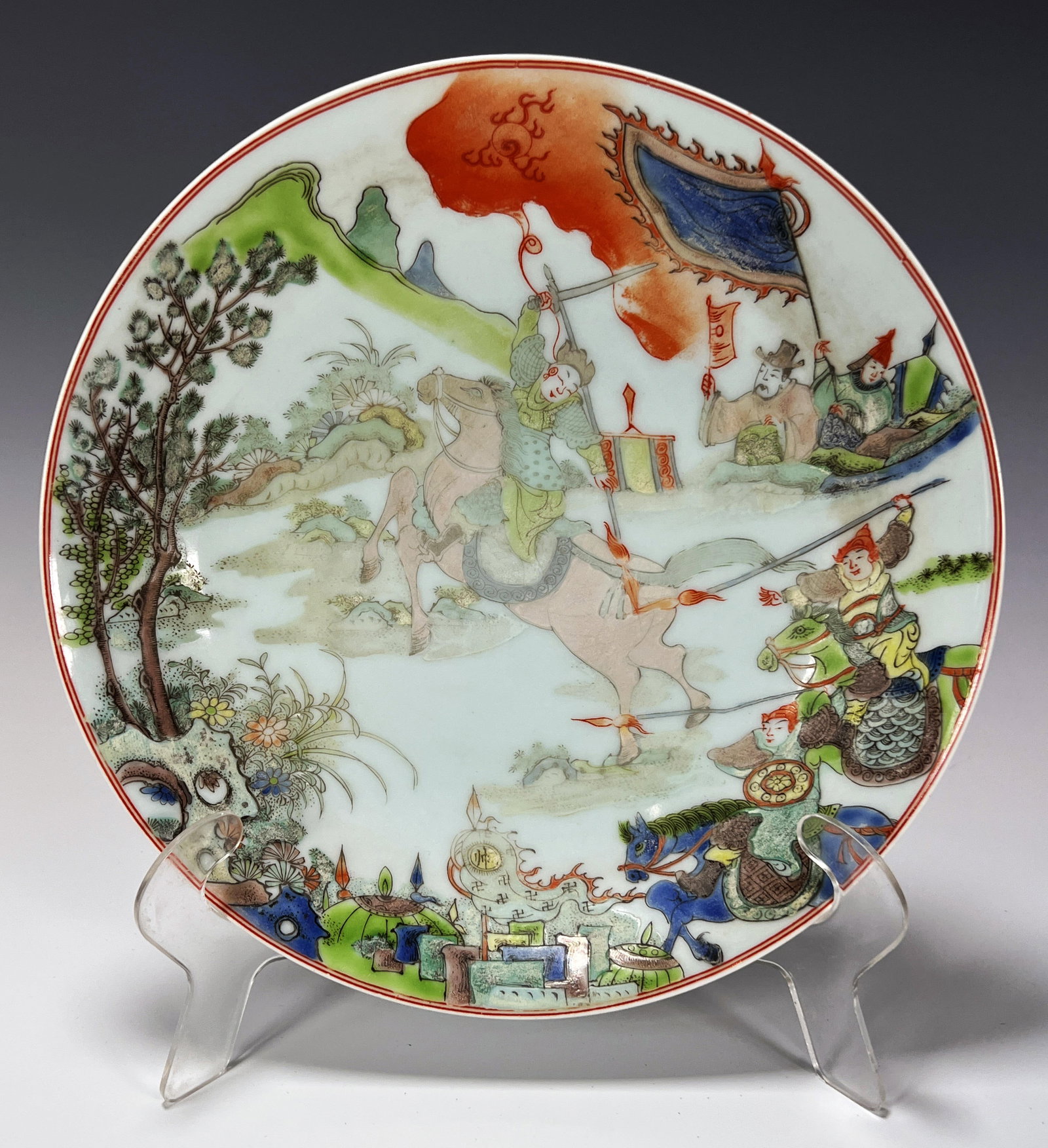 CHINESE WARRIOR PLATE (1 of 3)