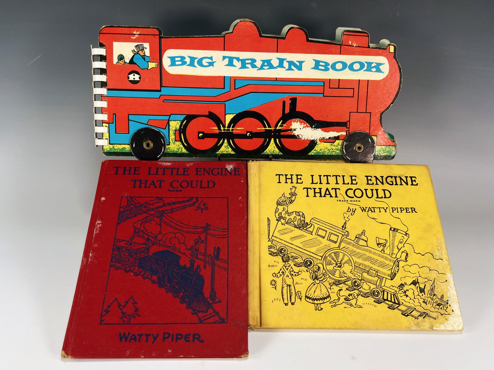 THE BIG TRAIN BOOK & 2 COPIES THE LITTLE ENGINE THAT COULD (1 of 6)