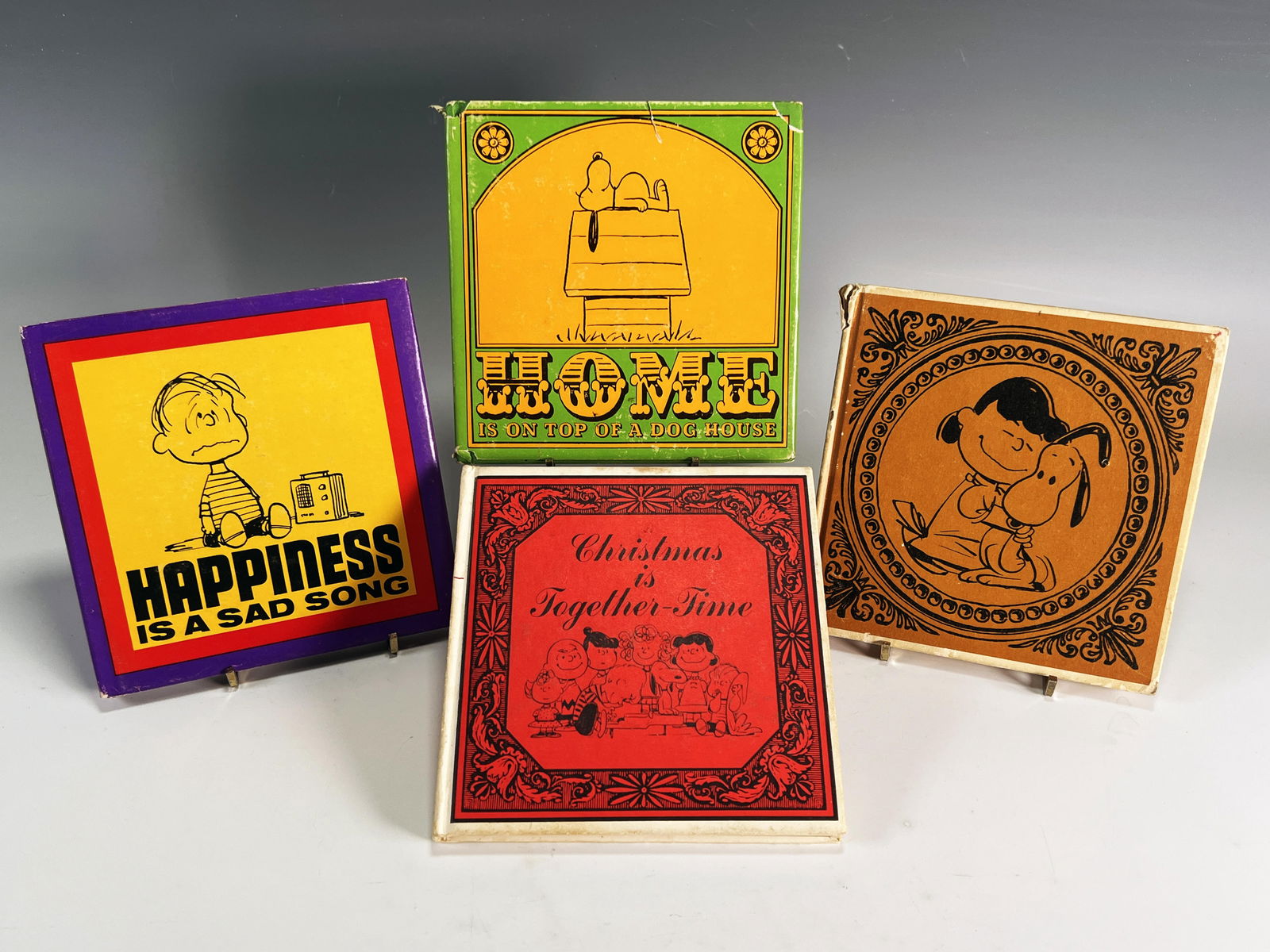 4 PEANUTS SNOOPY BOOKS 1962 - 1967 (1 of 3)