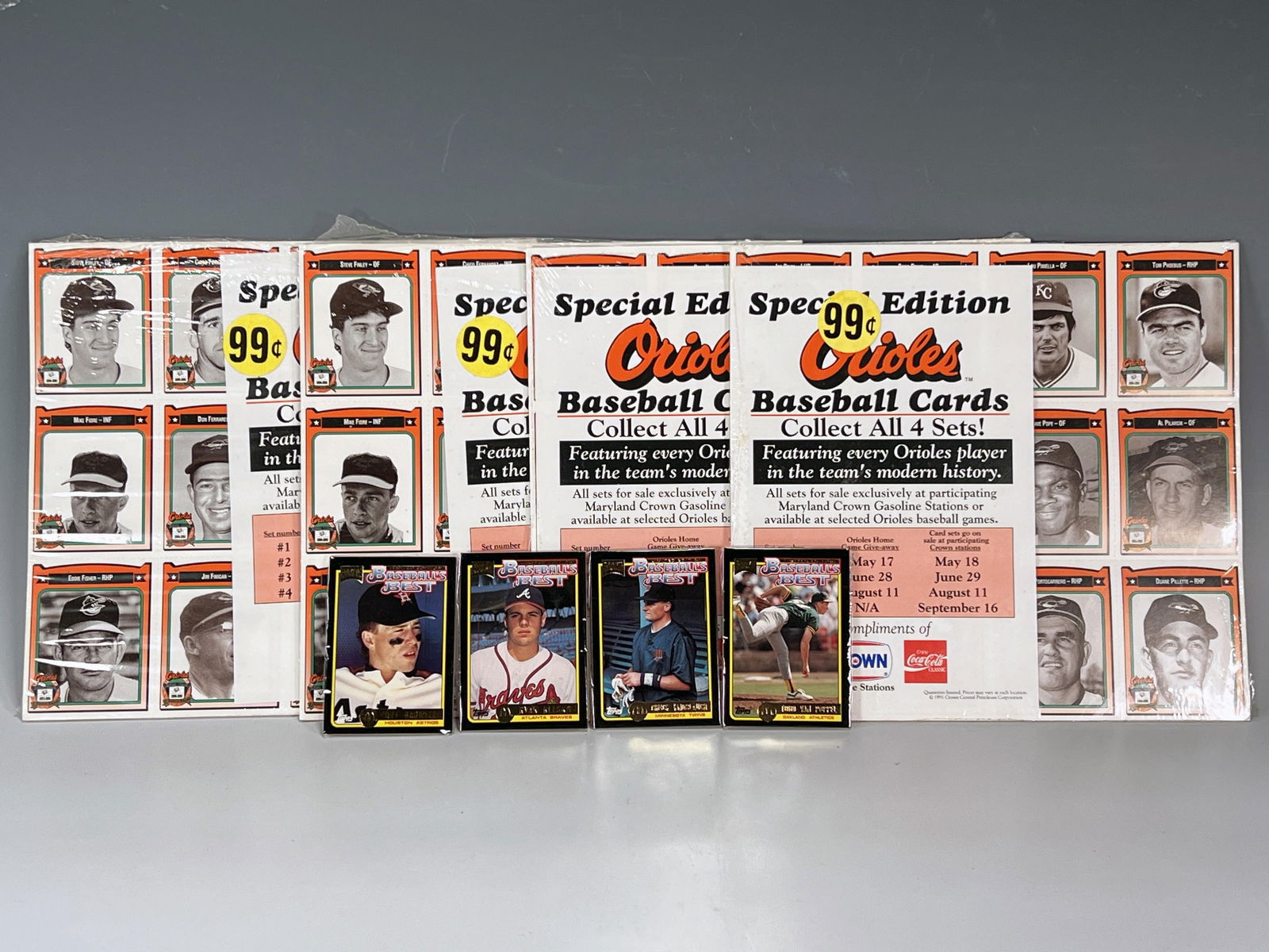 SPECIAL EDITION ORIOLES BASEBALL CARDS & MCDONALDS TOPPS CARDS (1 of 6)
