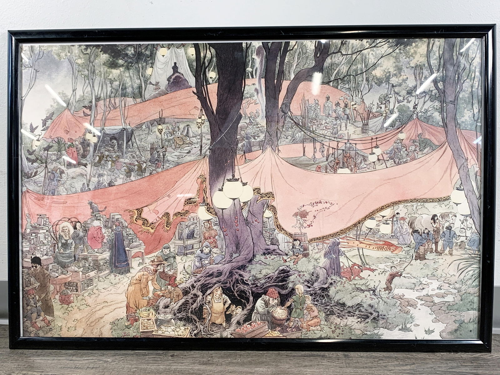 LARGE FANTASTICAL PRINT BY NEIL GAIMAN AND CHARLES VESS (1 of 6)