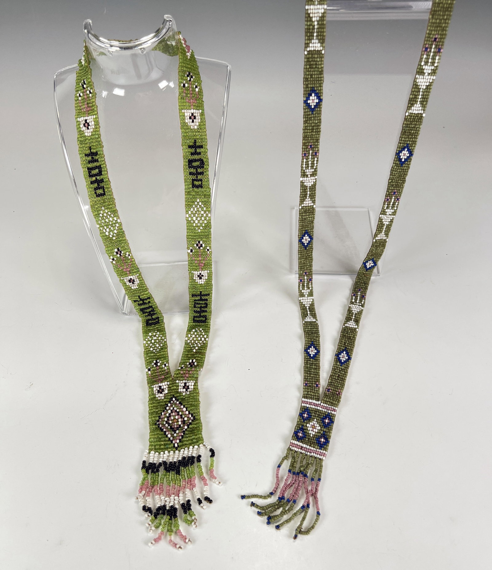 BEADED WOVEN NECKLACES: BEADED WOVEN NECKLACES