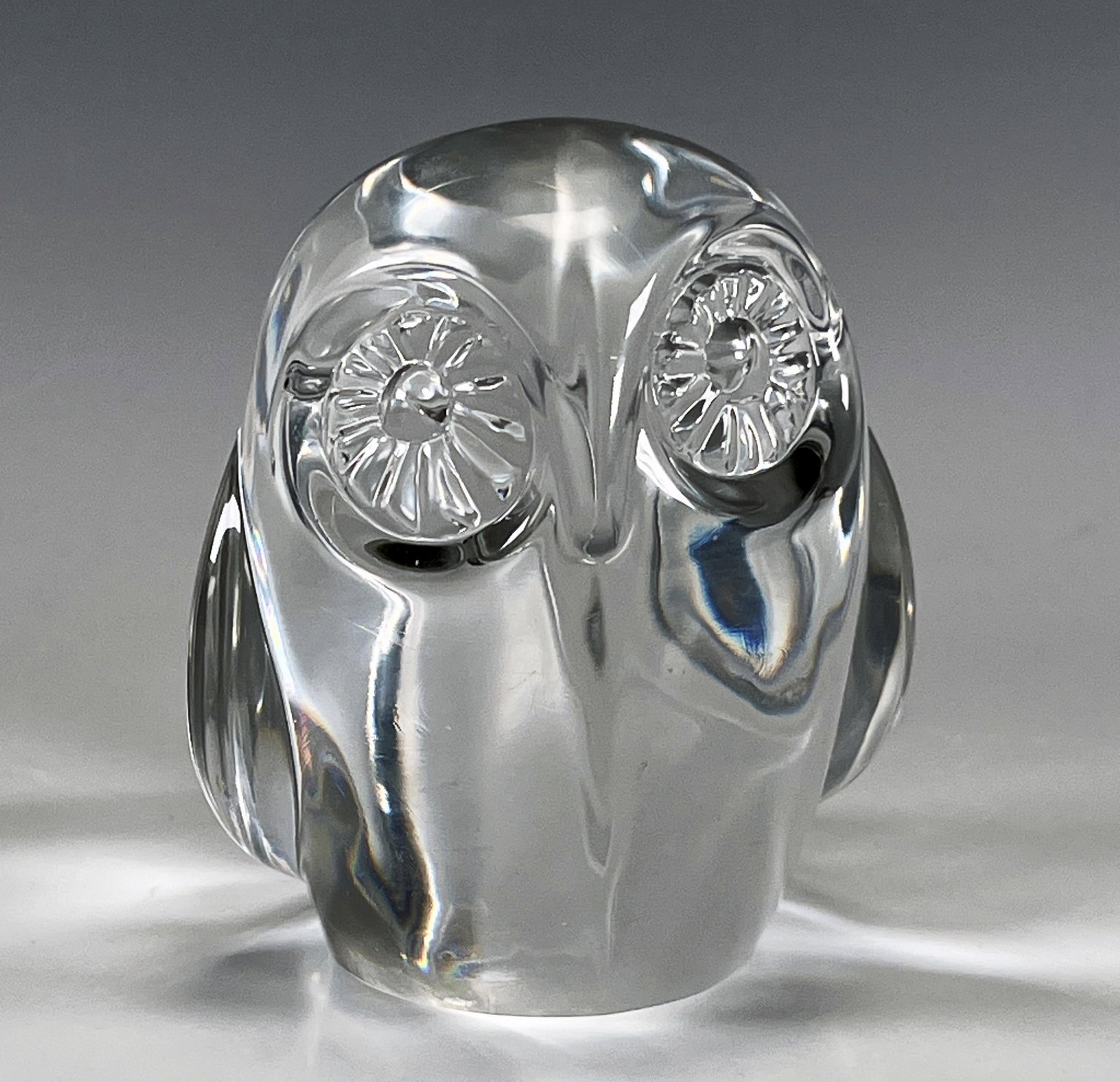SIGNED OWL PAPERWEIGHT: SIGNED OWL PAPERWEIGHT