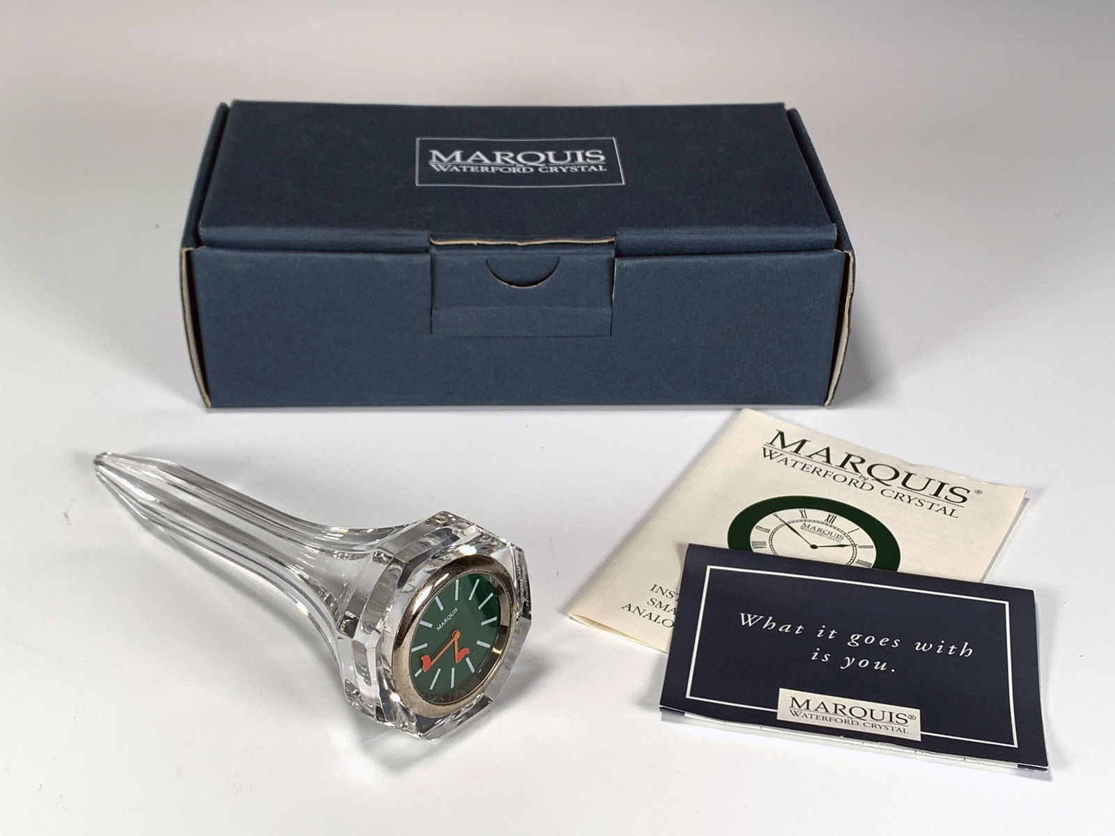 MARQUIS WATERFORD GOLF TEE CLOCK IN BOX (1 of 5)