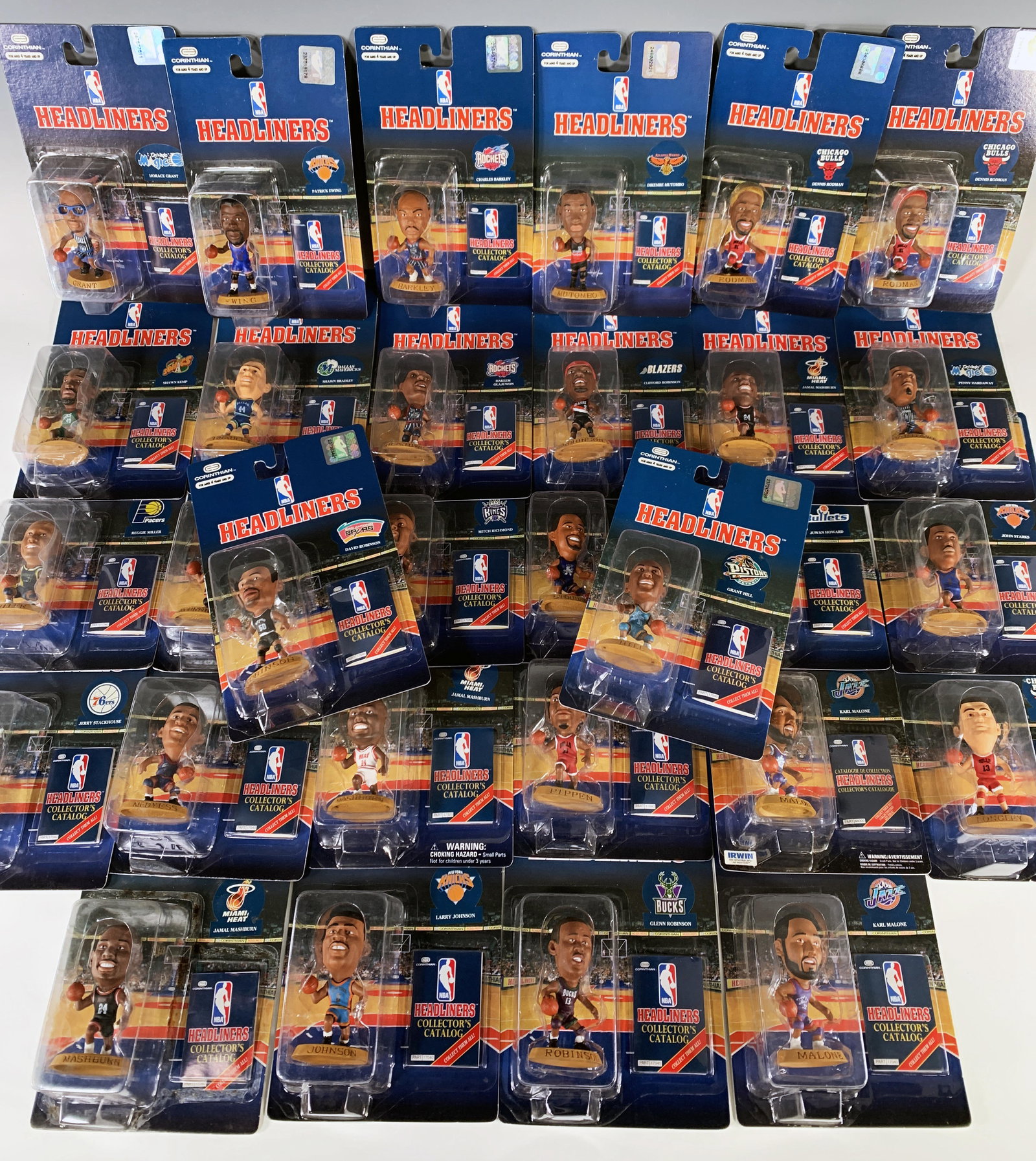 NBA HEADLINERS FIGURES IN ORIGINAL PACKAGING: NBA HEADLINERS FIGURES IN ORIGINAL PACKAGING</