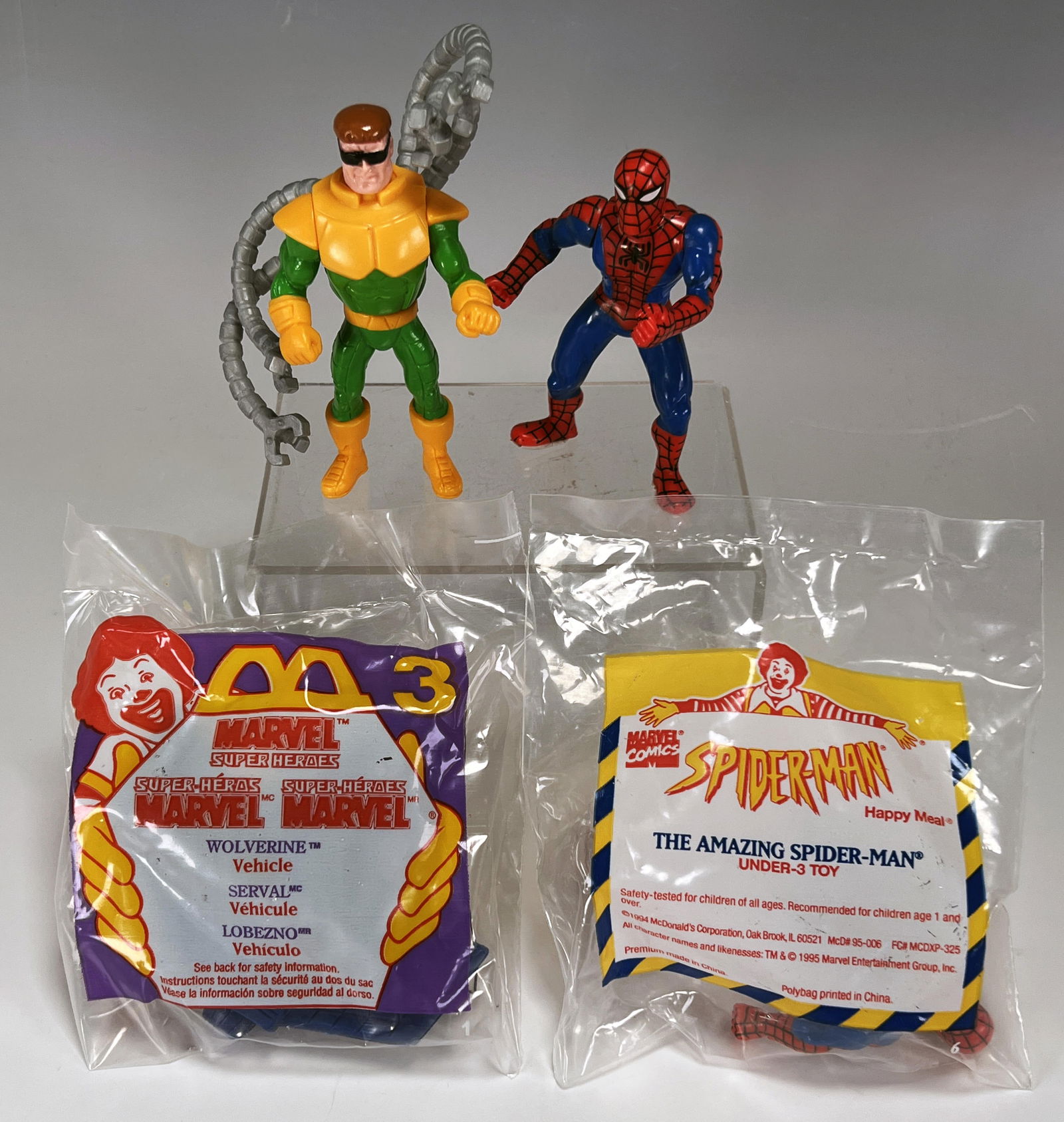MARVEL COMIC BOOK CHARACTER MCDONALDS HAPPY MEAL TOYS (1 of 4)