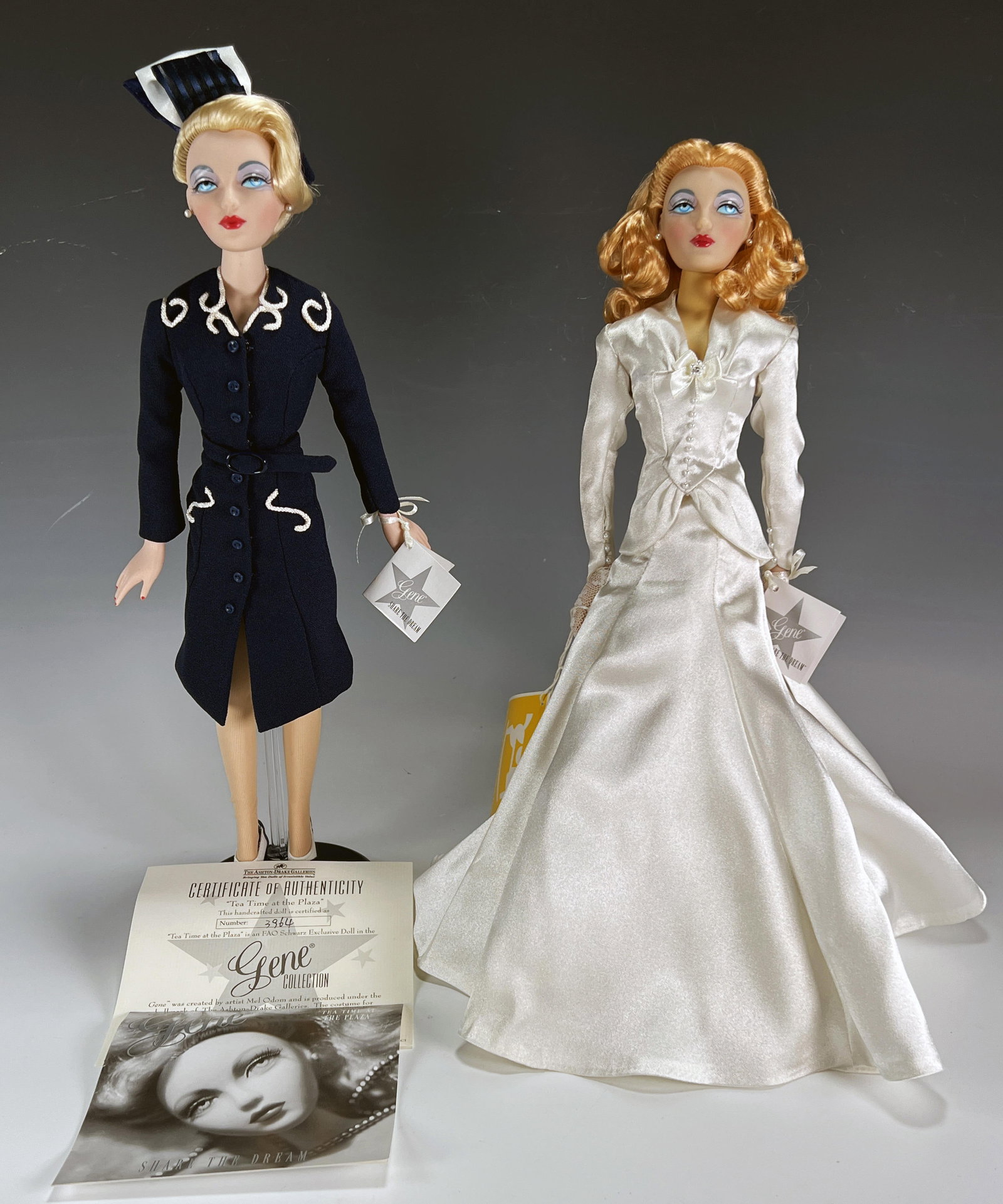 GENE MARSHALL COLLECTION TO HAVE AND TO HOLD DOLL & TEA TIME AT THE PLAZA: GENE MARSHALL COLLECTION TO HAVE AND TO HOLD DOLL