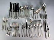 INTERNATIONAL STERLING COURTSHIP PATTERN FLATWARE IN SILVER CHEST