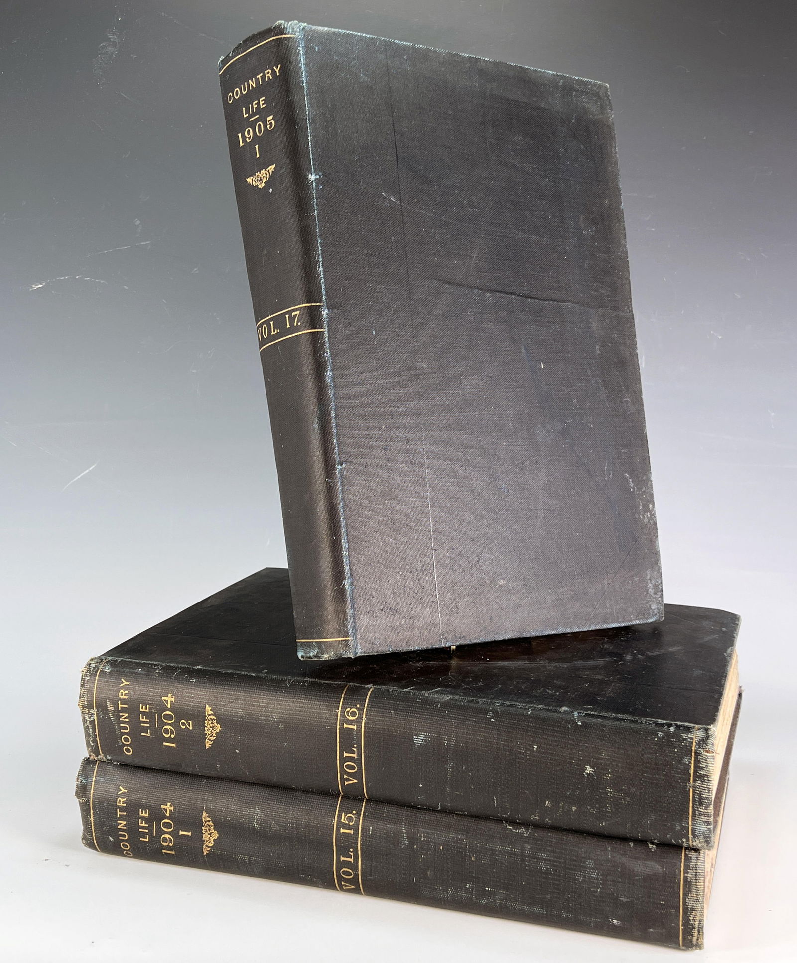 3 BOUND BOOKS COUNTRY LIFE ILLUSTRATED ISSUES 1904 - 1905 (1 of 4)