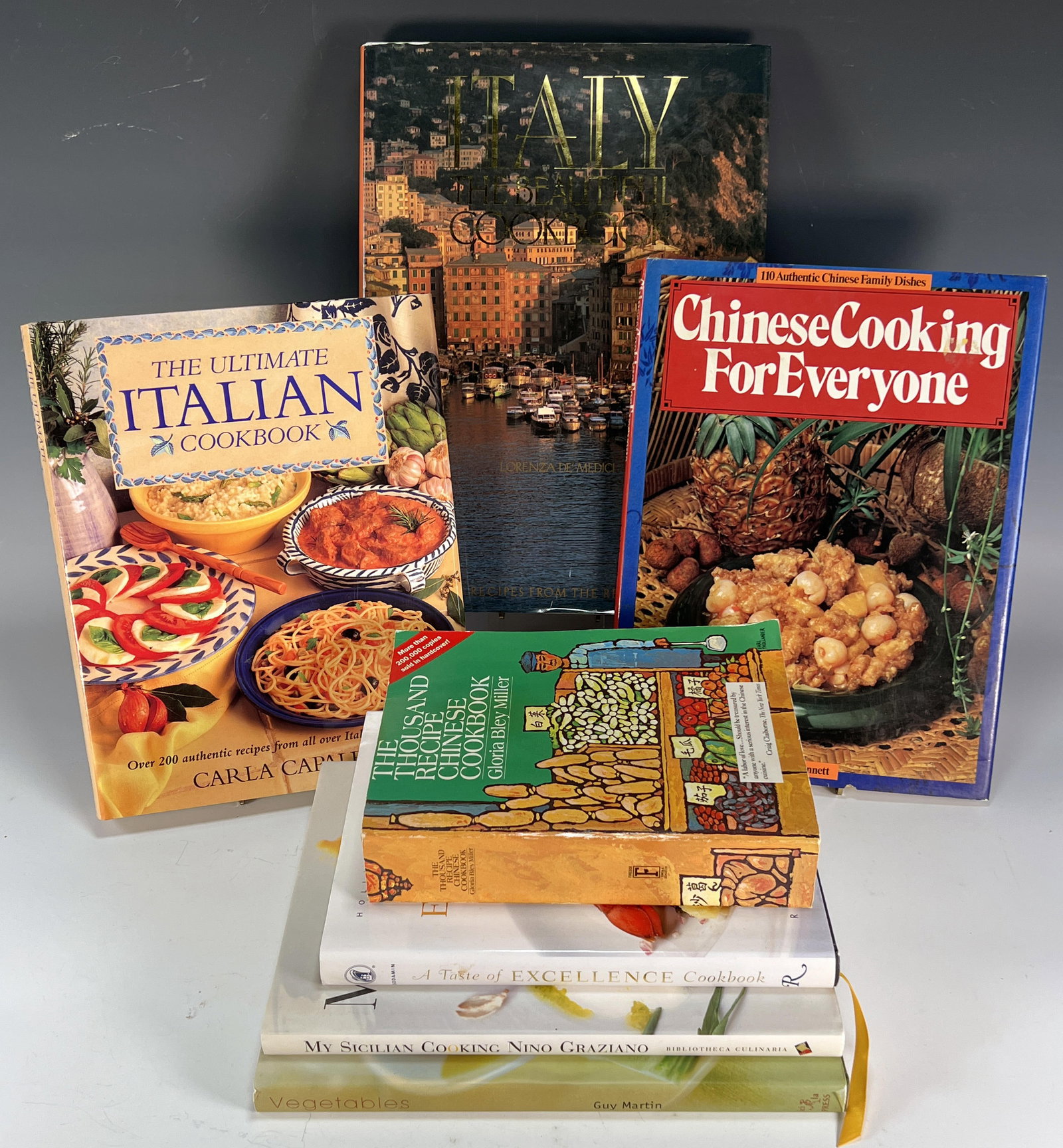 7 COOKBOOKS ITALIAN & CHINESE: 7 COOKBOOKS ITALIAN & CHINESE