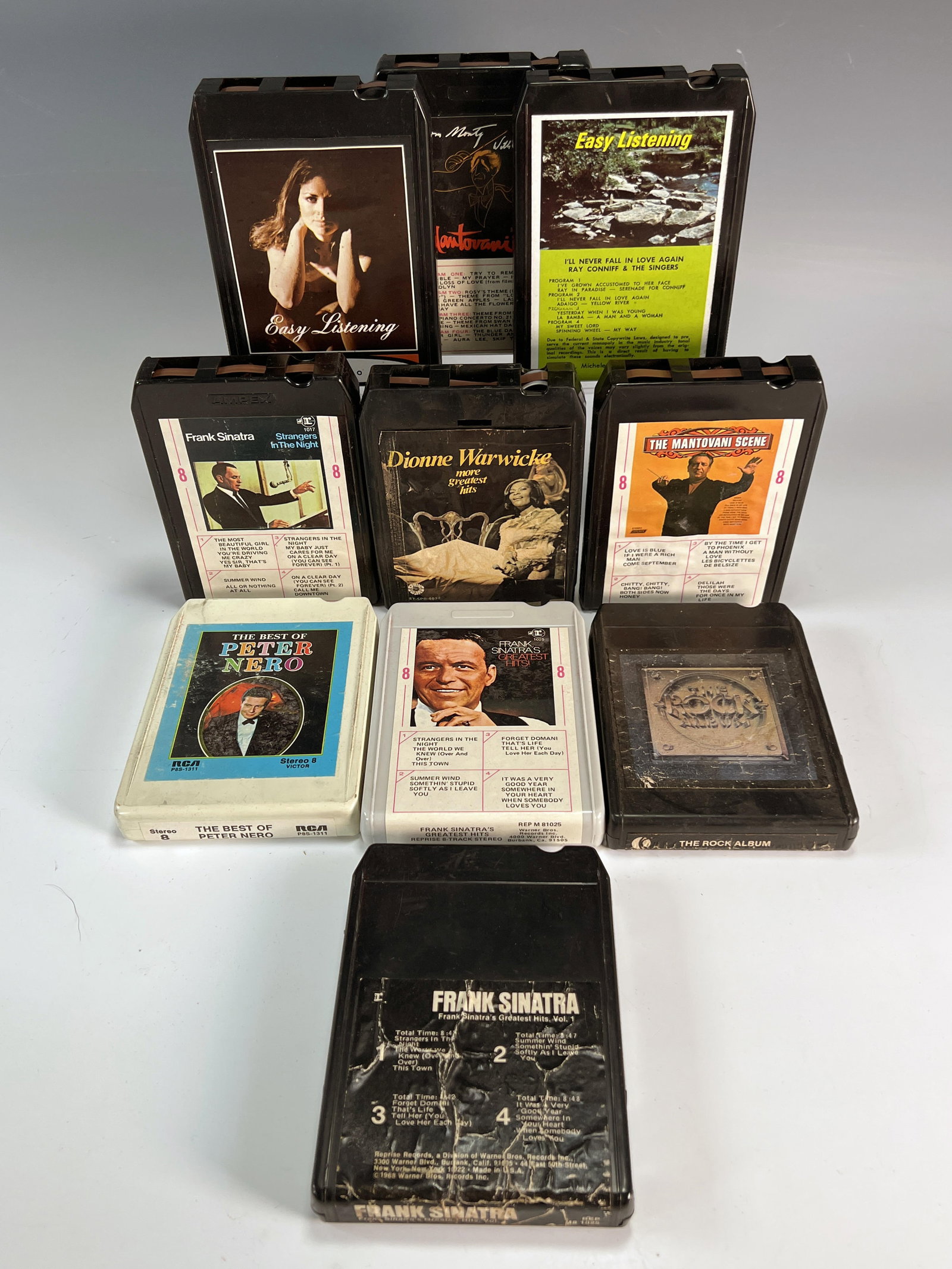 LOT OF 8 TRACK TAPES SINATRA, EASY LISTENING: LOT OF 8 TRACK TAPES SINATRA, EASY LISTENING <