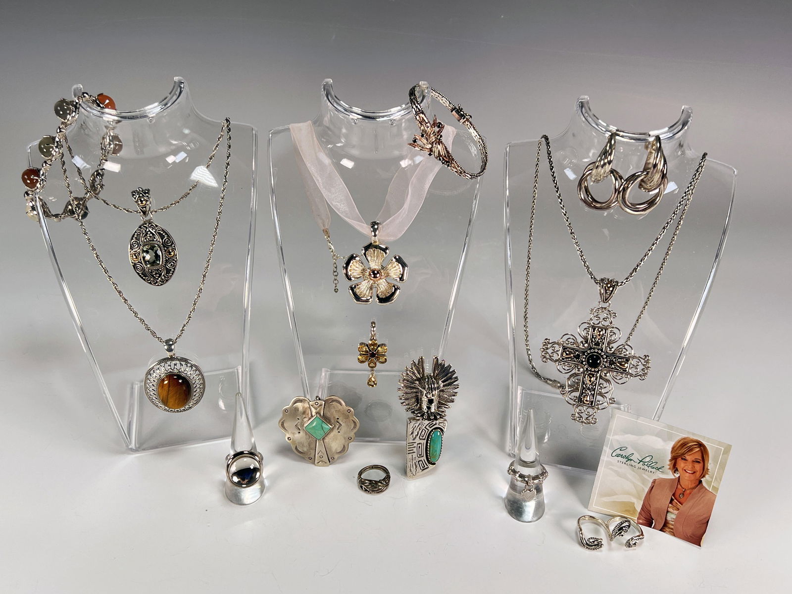 MODERN STERLING & 18KK GOLD JEWELRY (1 of 13)