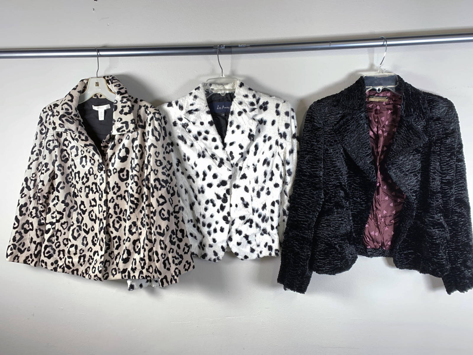 Three Faux Fur Coats Auction