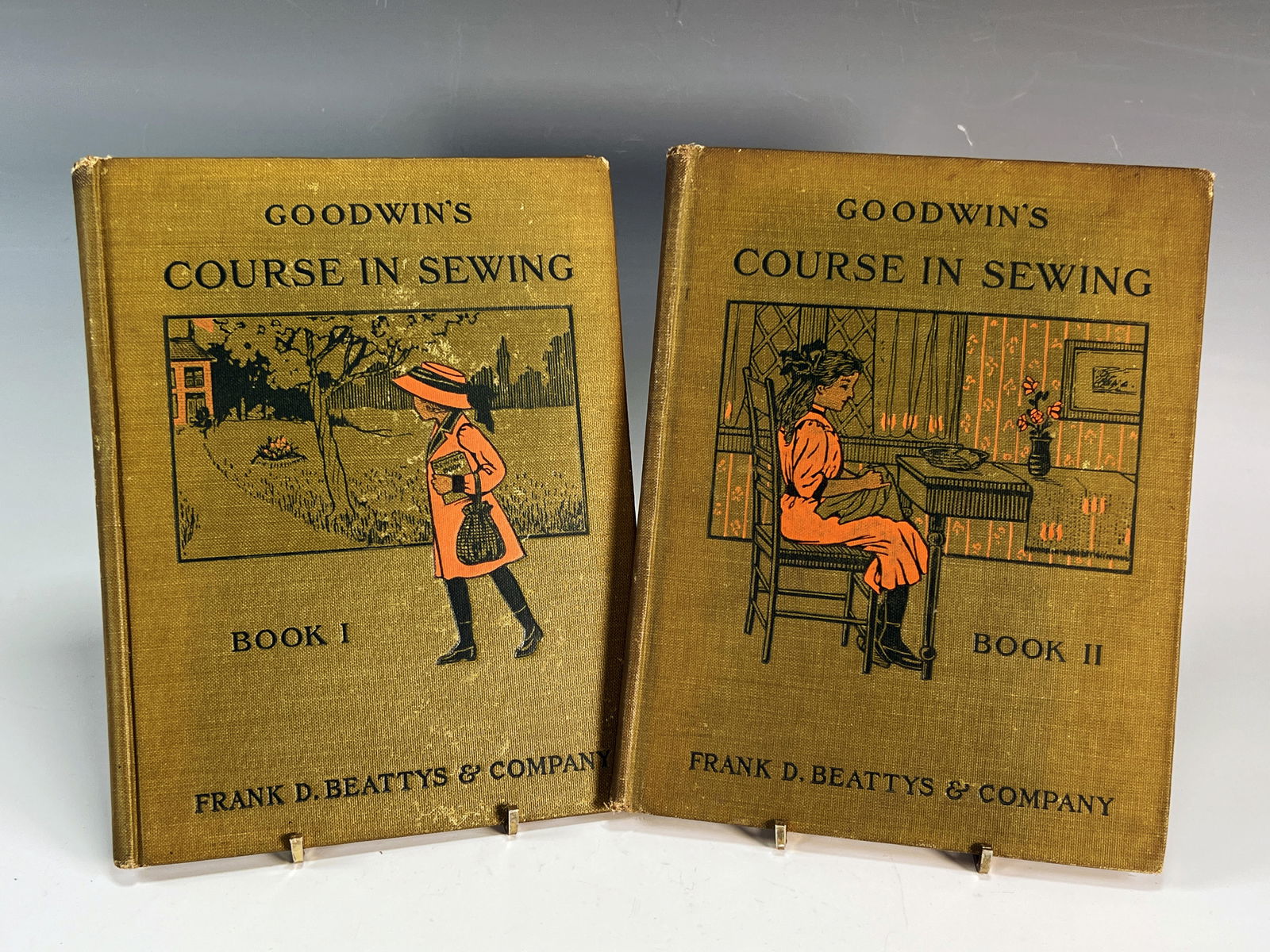 GOODWIN'S COURSE IN SEWING BOOK 1 & 2 FRANK D. BEATTYS & COMPANY 1910 (1 of 5)