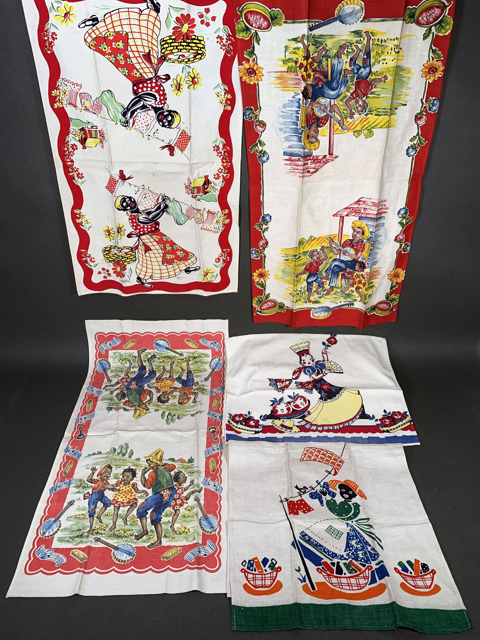VINTAGE AMERICANA DISH TEA TOWELS (1 of 6)