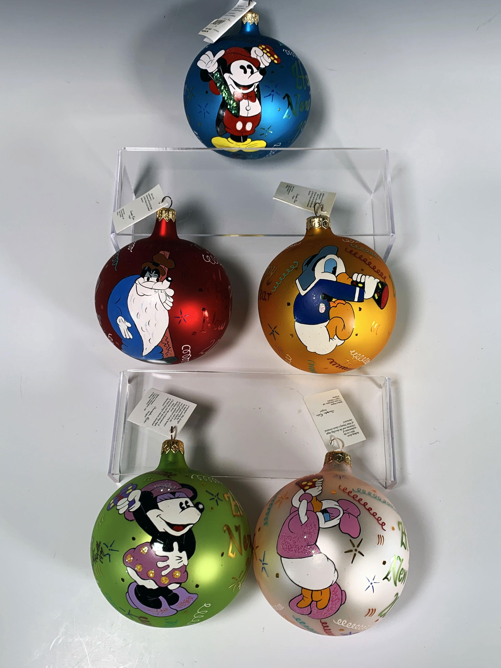 RARE DISNEY RADKO NEW YEARS ORNAMENTS SIGNED AND DATED (1 of 12)
