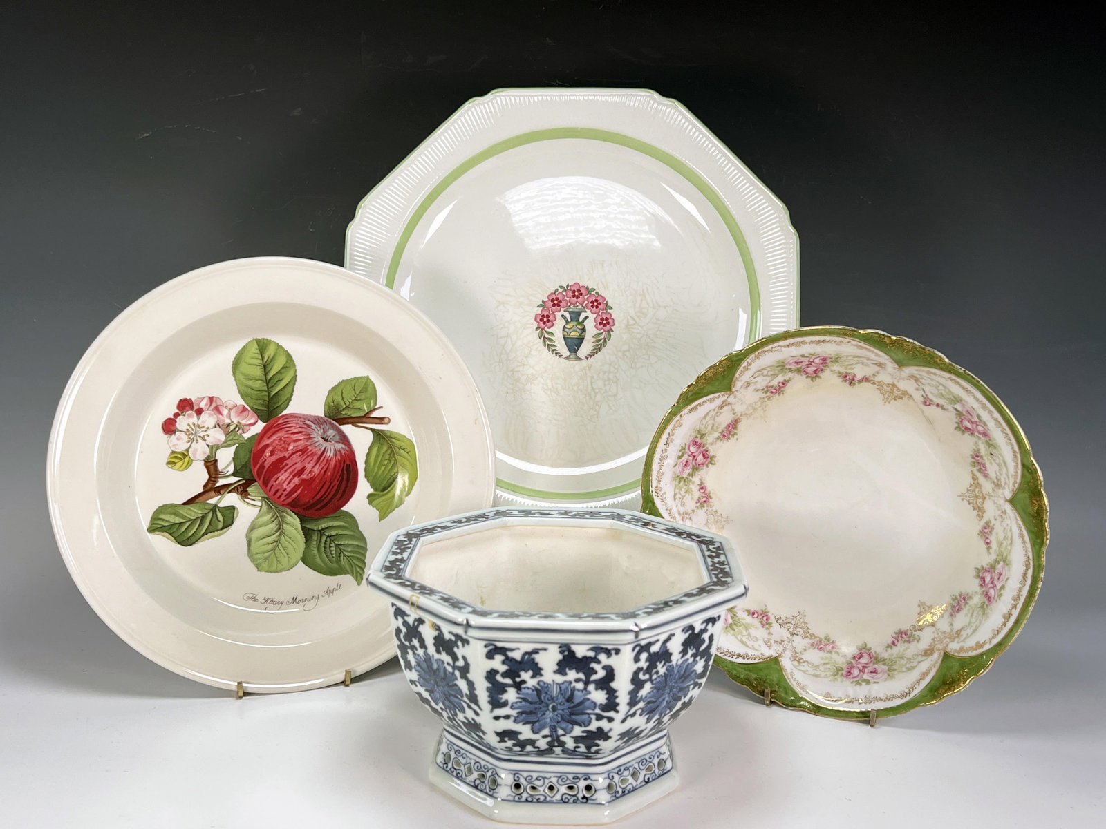 PORCELAIN SERVING PIECES & PLANTER PORTMEIRION:  Porcelain Serving Pieces & Planter Portmeirion