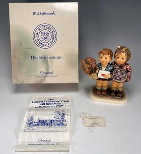 GOEBEL HUMMEL THE LOVE LIVES ON FIGURES IN BOX: Goebel Hummel The Love Lives On Figures - Vintage Collectibles