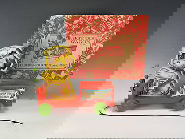 REPRO FISHER PRICE HOT DOG WAGON LIMITED EDITION (1 of 5)