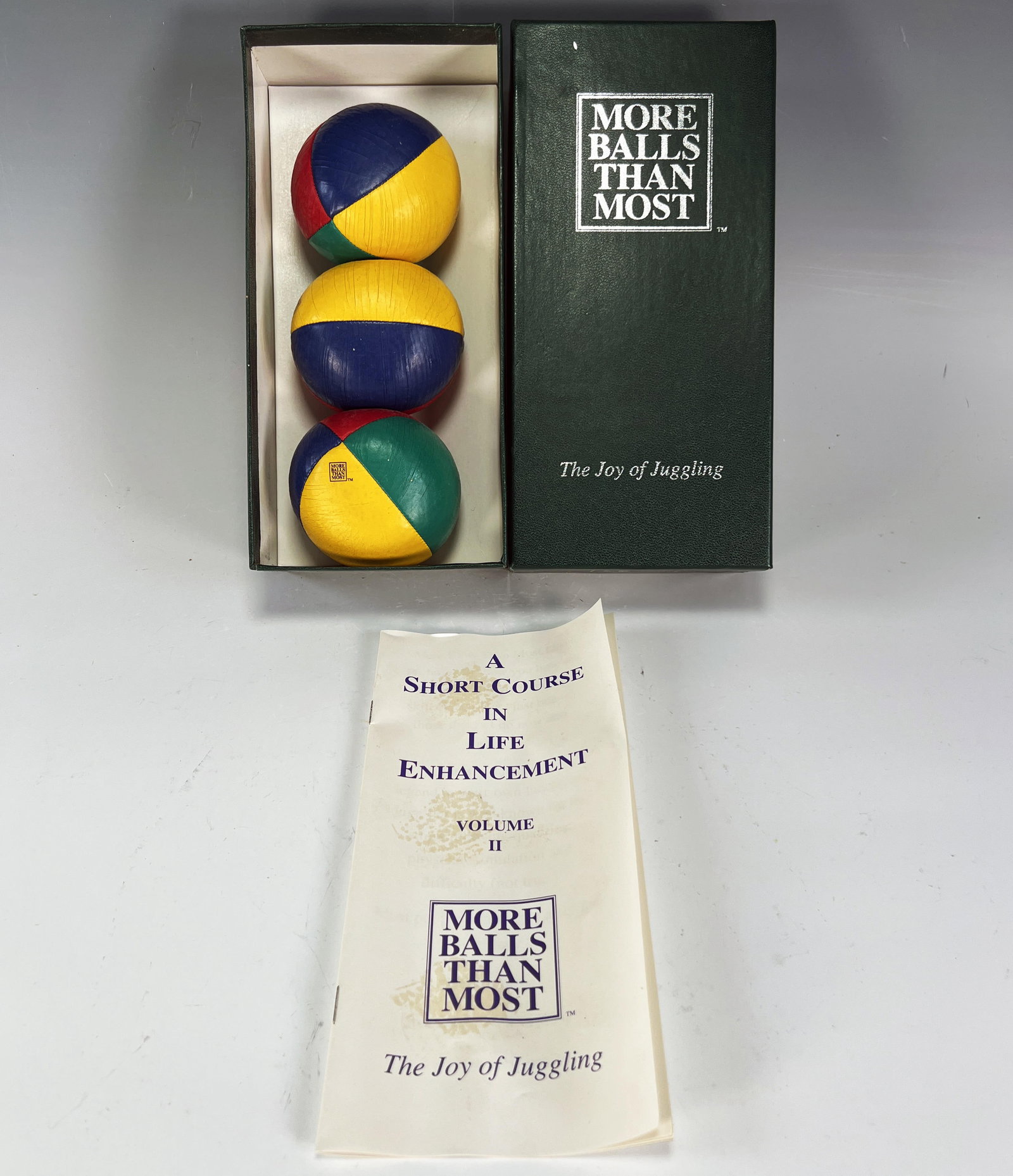 MORE BALLS THAN MOST JUGGLING BALLS IN BOX:  More Balls Than Most Juggling Balls in Box