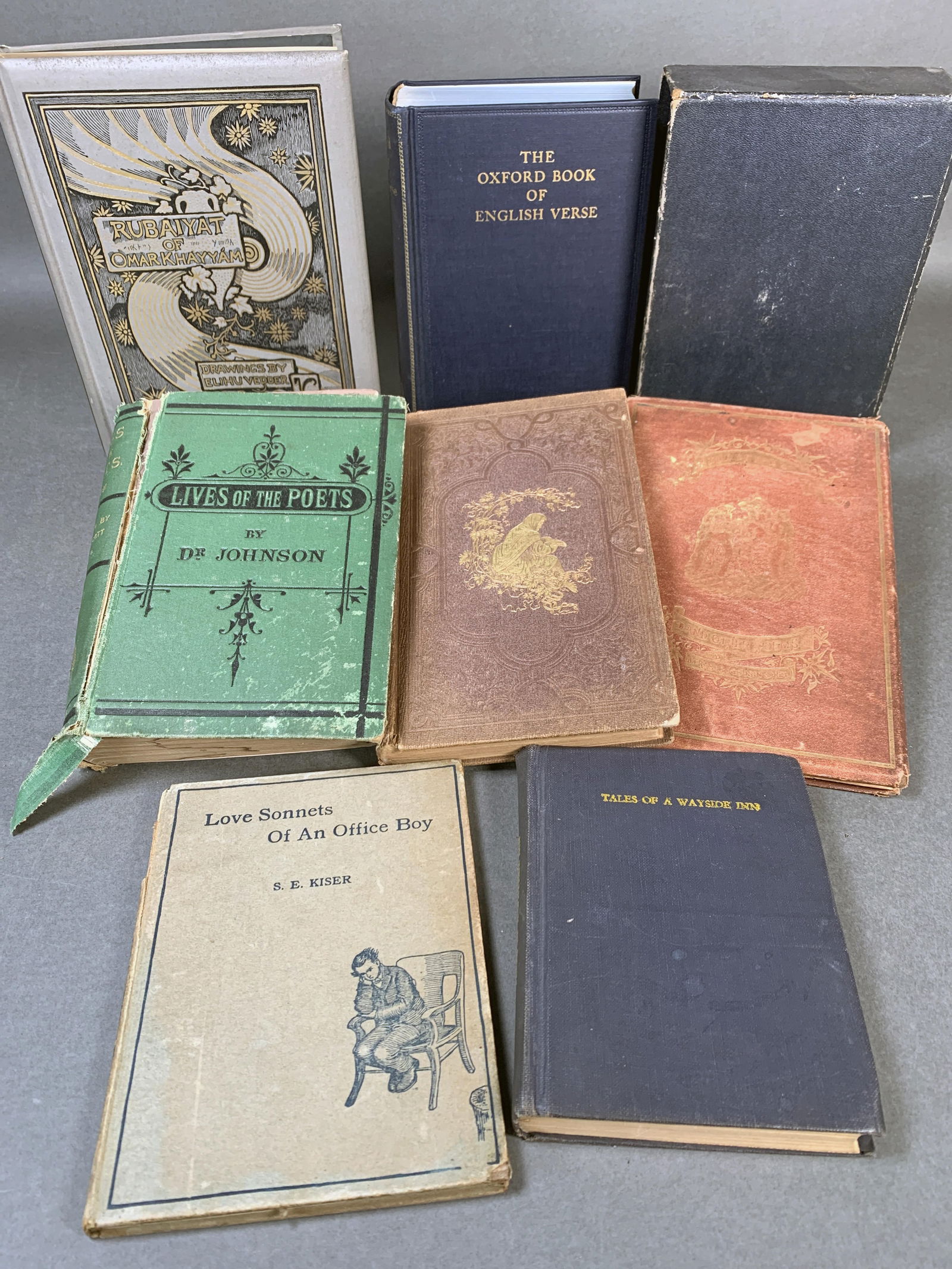 7 POETRY BOOKS, JOHN FRASER SIGNED & DATED (1 of 7)