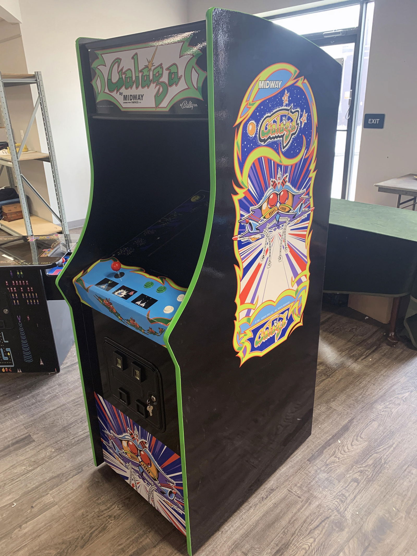 NEW BUILD GALAGA ARCADE CABINET MIDWAY BALLY (1 of 10)