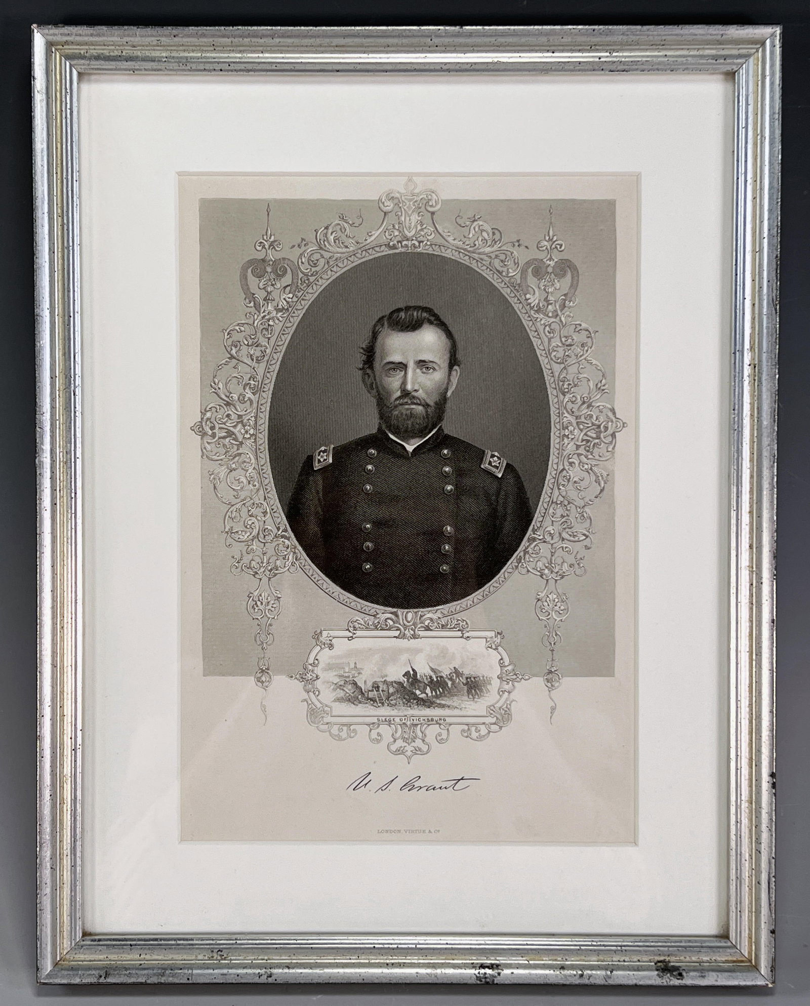 VINTAGE PRINT OF U. S. GRANT VICKSBURG