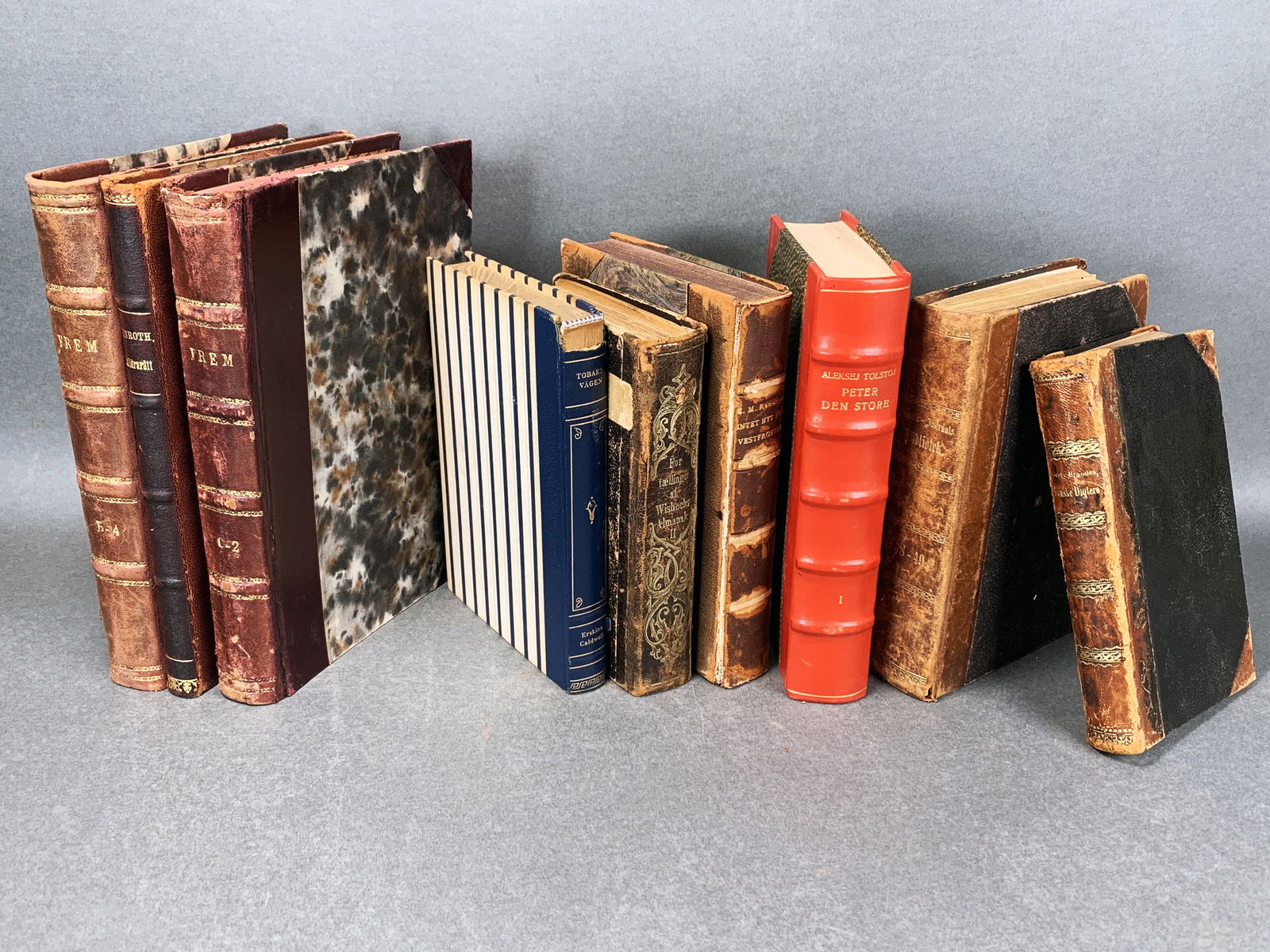 NINE SCANDINAVIAN BOOKS 1870S-1960S (1 of 7)